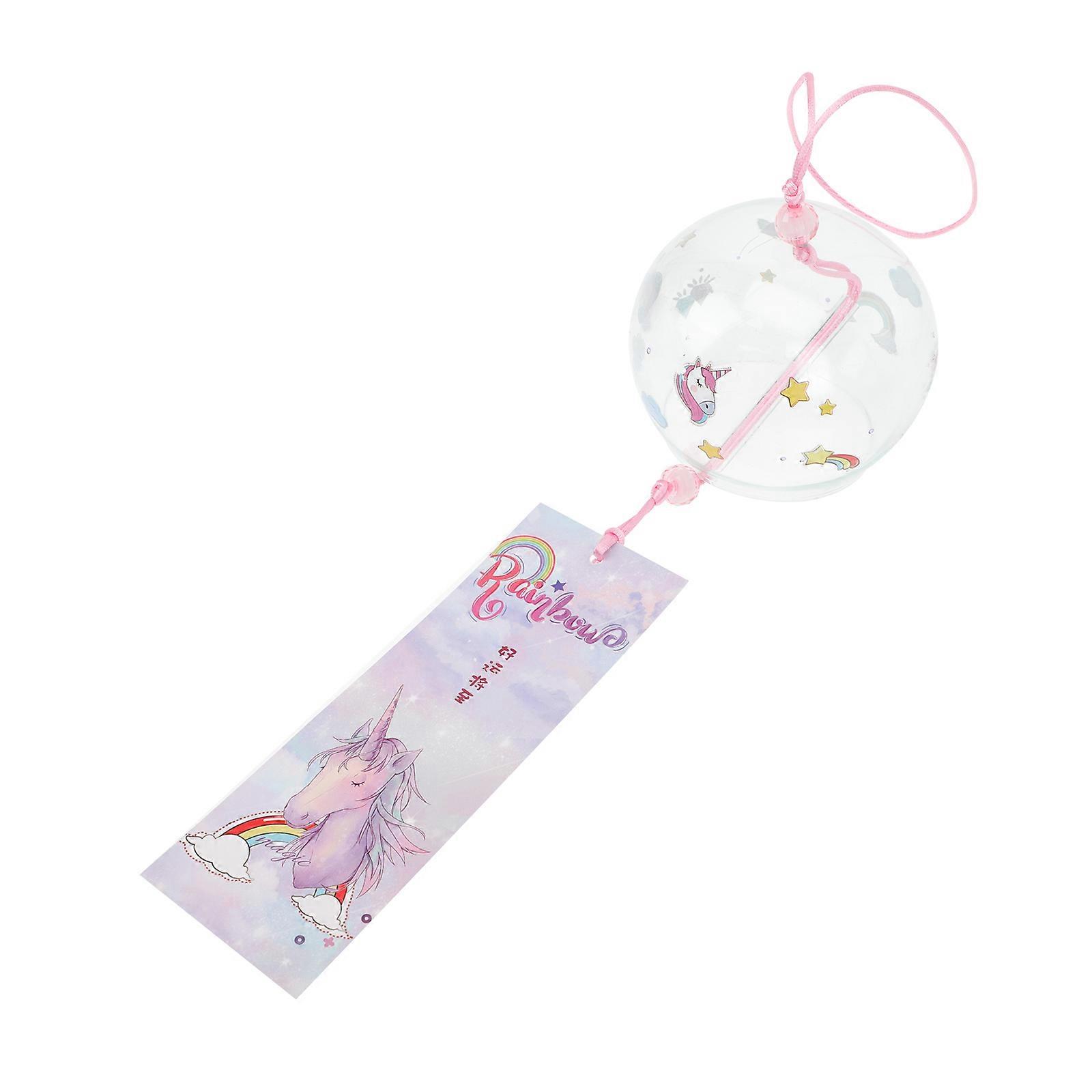 Decorative Wind Bell Japanese Style Glass Wind Chime For Garden Patio Ornament 7x5.6cm 1Pcs