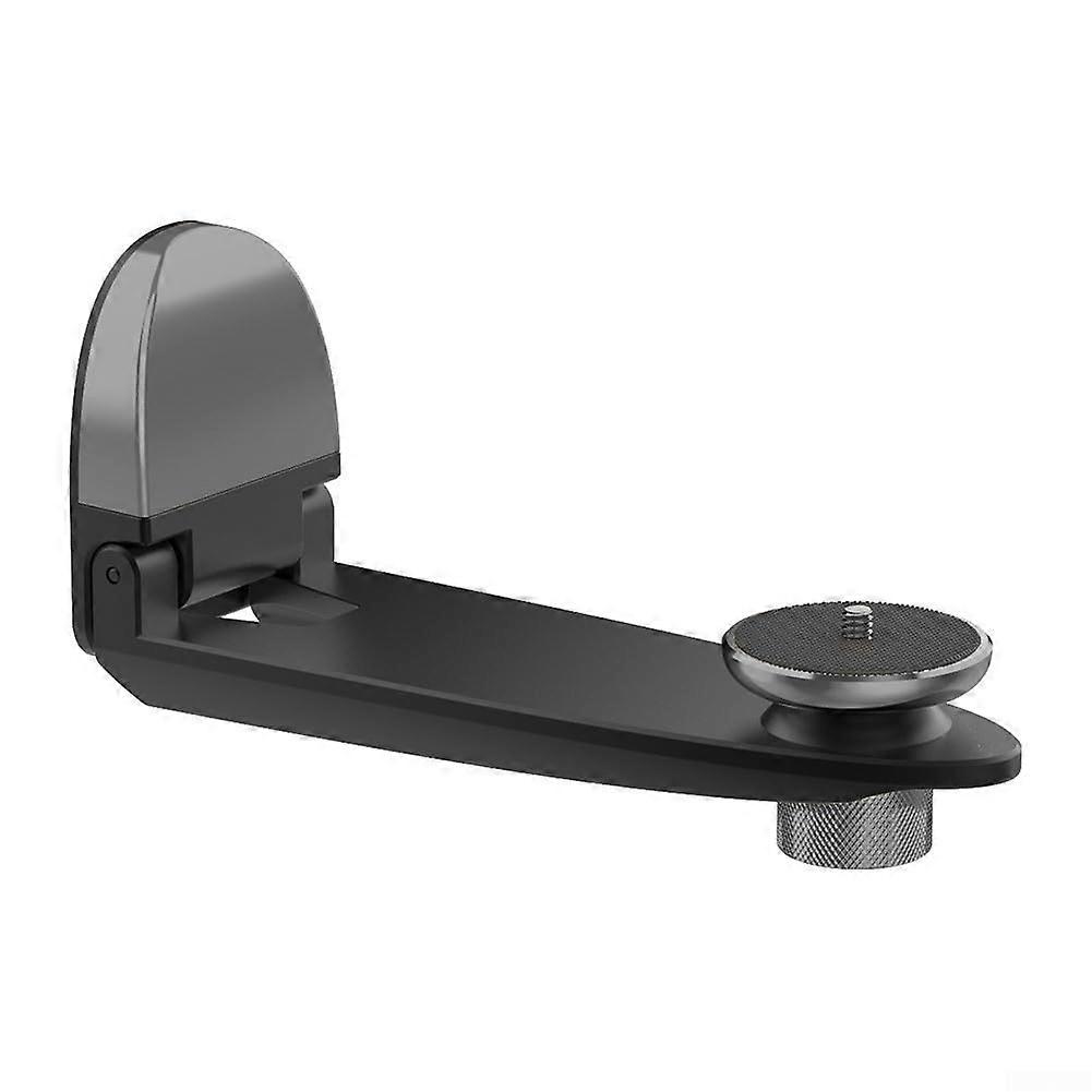 Adjustable Aluminum Alloy Projector Mount Bracket for Secure Wall Installation, Black, Compatible with Most Projectors