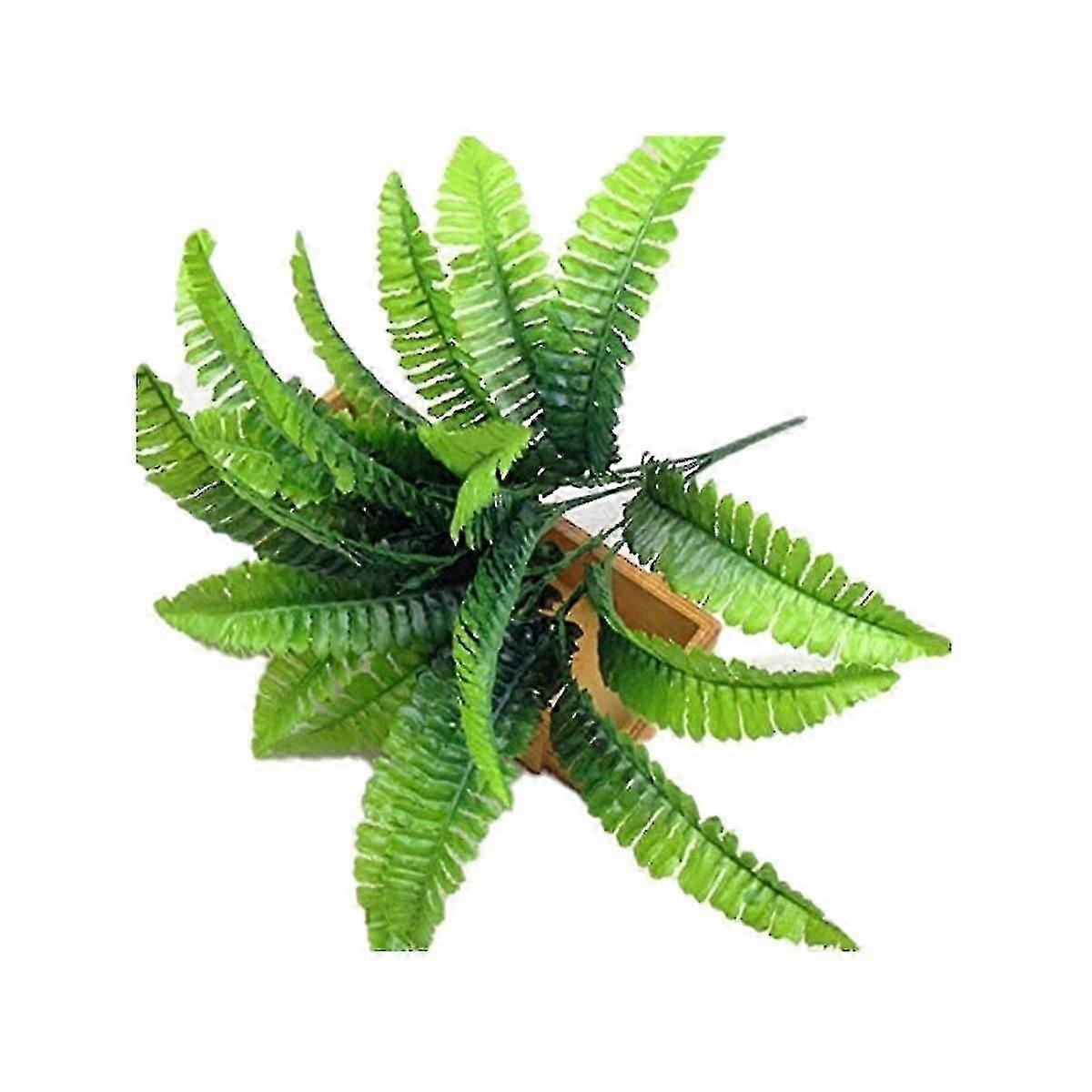 7 Fork 21 Sheets Small Simulation Persian Leaf Simulation System Pack Of Fern Leaf Artificial Offic