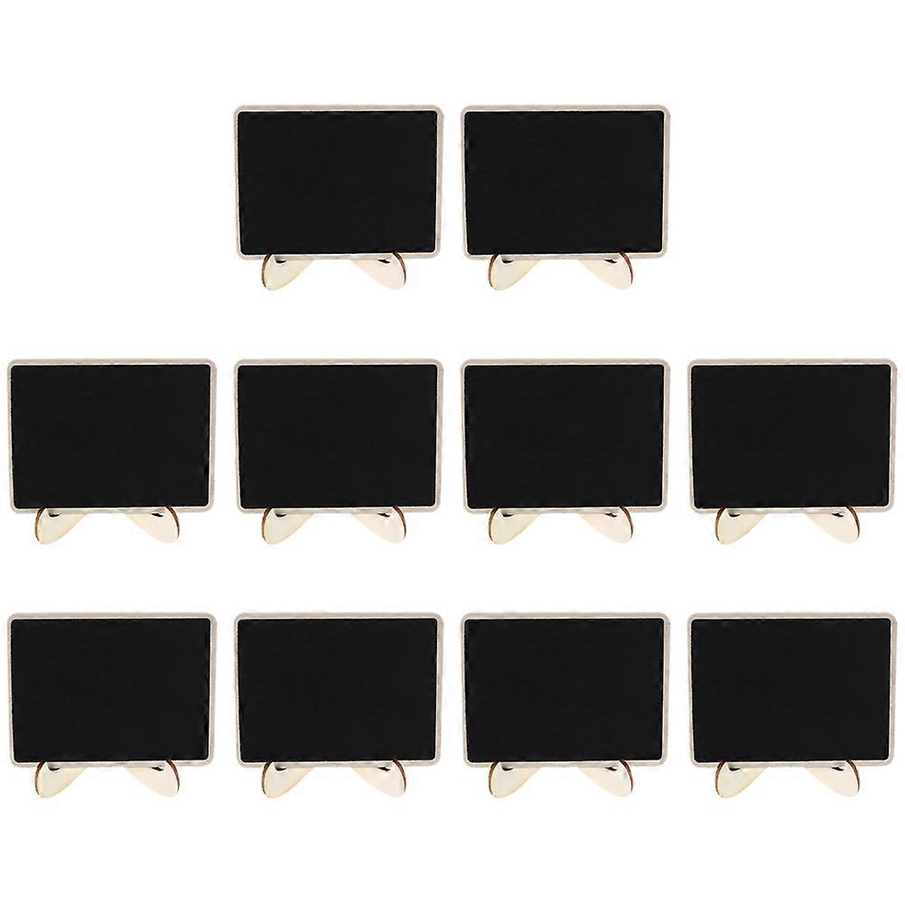 Convenient Chalkboard Message Boards Blackboard for Birthday Party Size 10.00X7.50X0.30CM Information Display 10Pcs