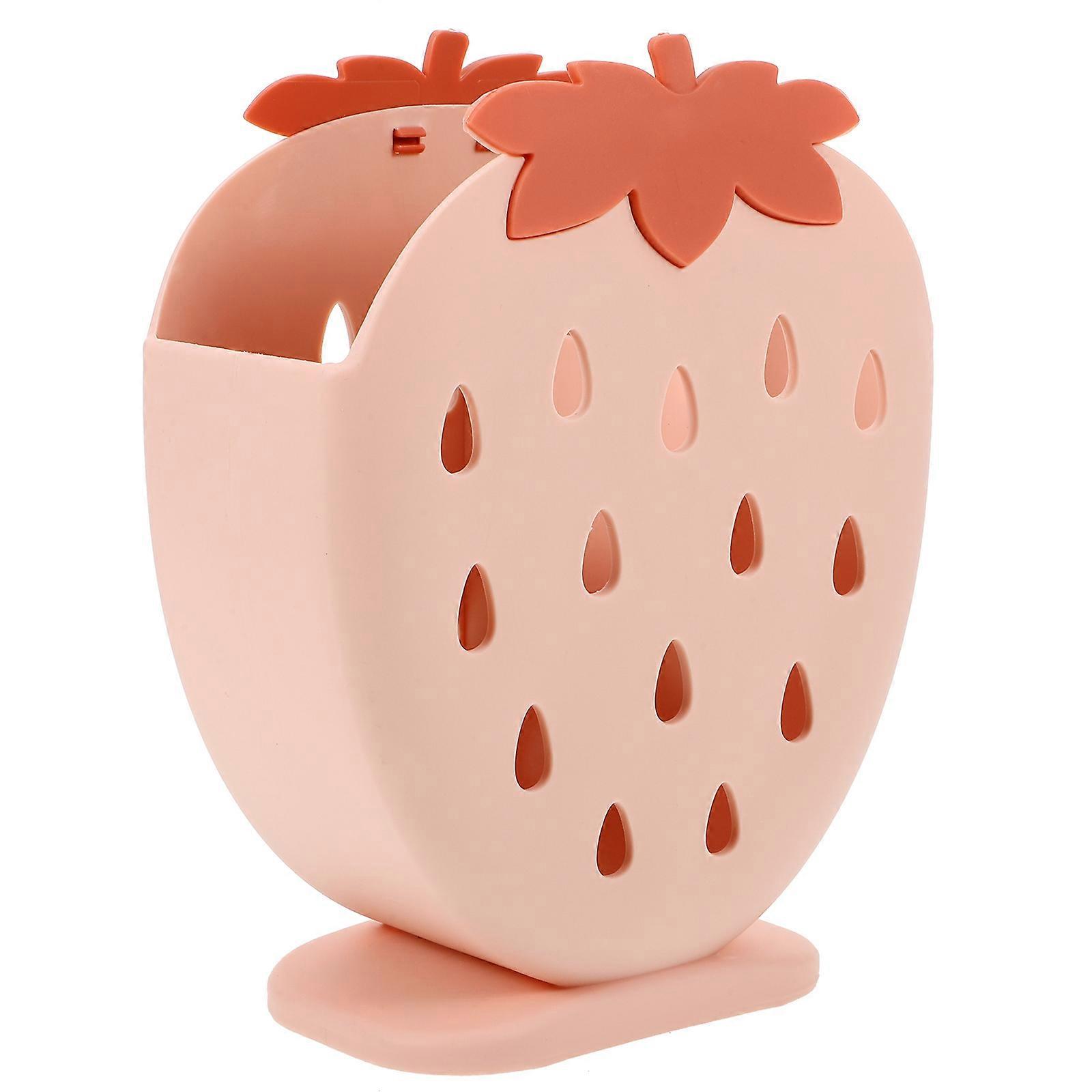 Cutlery Drainer Plastic Chopsticks Holder Pineapple Shape Kitchen Use 18.00X14.30X6.50CM Storage 1Set