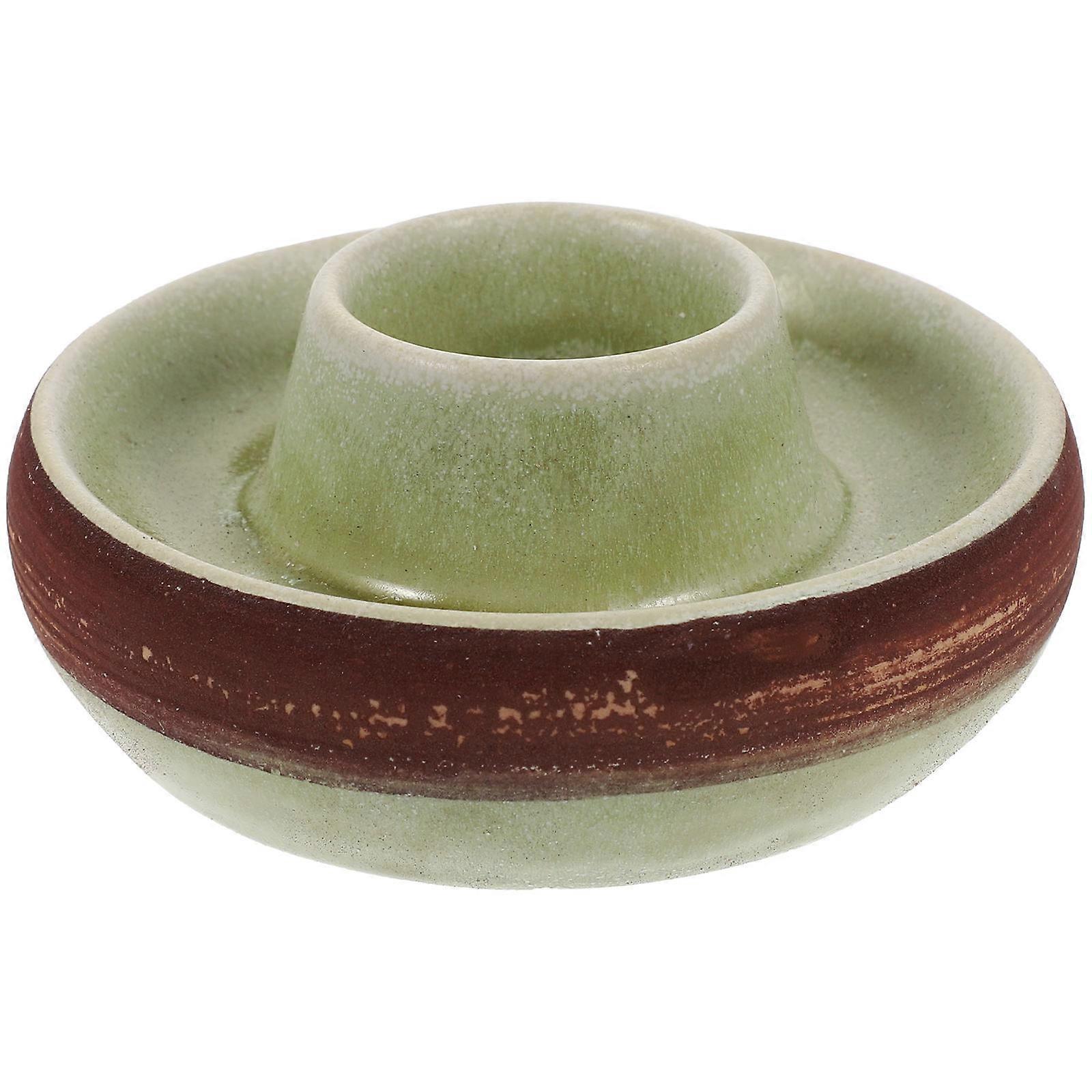 Ceramic Match Stick Jar Home Office Restaurant Desktop Matches Storage 1Pack