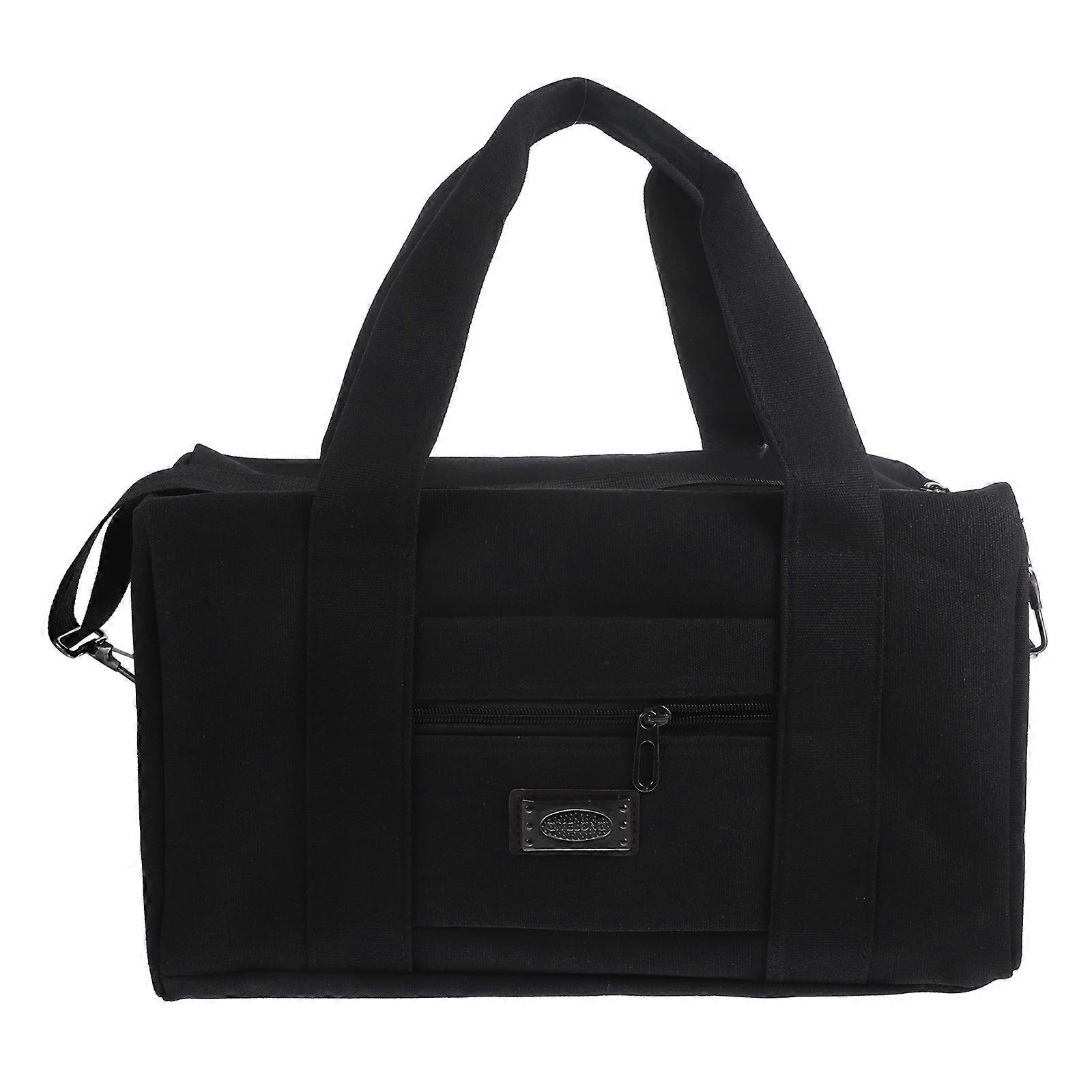 ジムバッグ旅行ビジネスジムトレーニング屋内スポーツ用ラージダッフル40.00X25.00X16.00CMキャンバス素材1パック