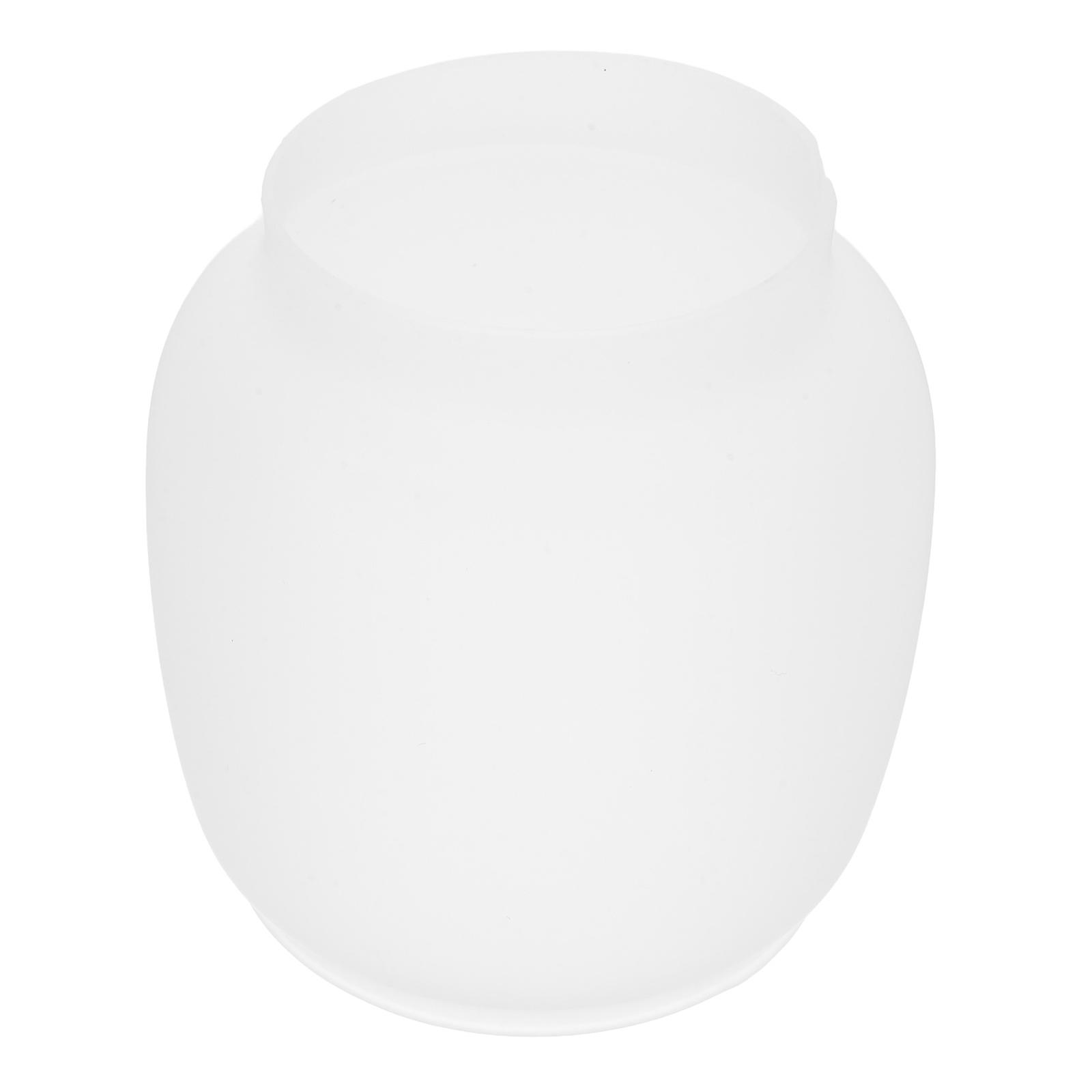 Vintage Frosted Glass Oil Lamp Shade Replacement, Crackle Chimney Tube Cover for Kerosene Lantern, Easy Install Lamp Globe for Home Lighting, Soft