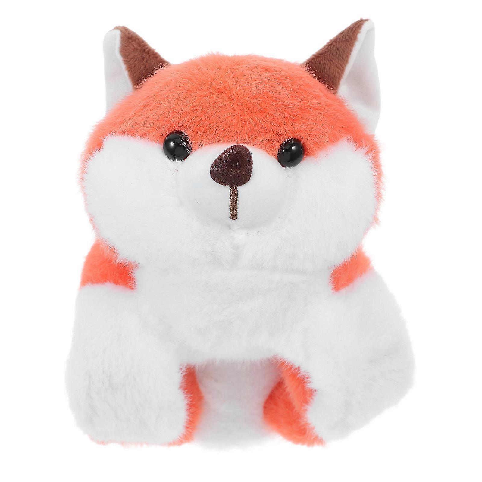 Stuffed Fox Plush Toy Fox Slap Bracelet Soft Plushies Interactive Play For Kids And Adults 25.00X11.00X8.00CM 1Pcs
