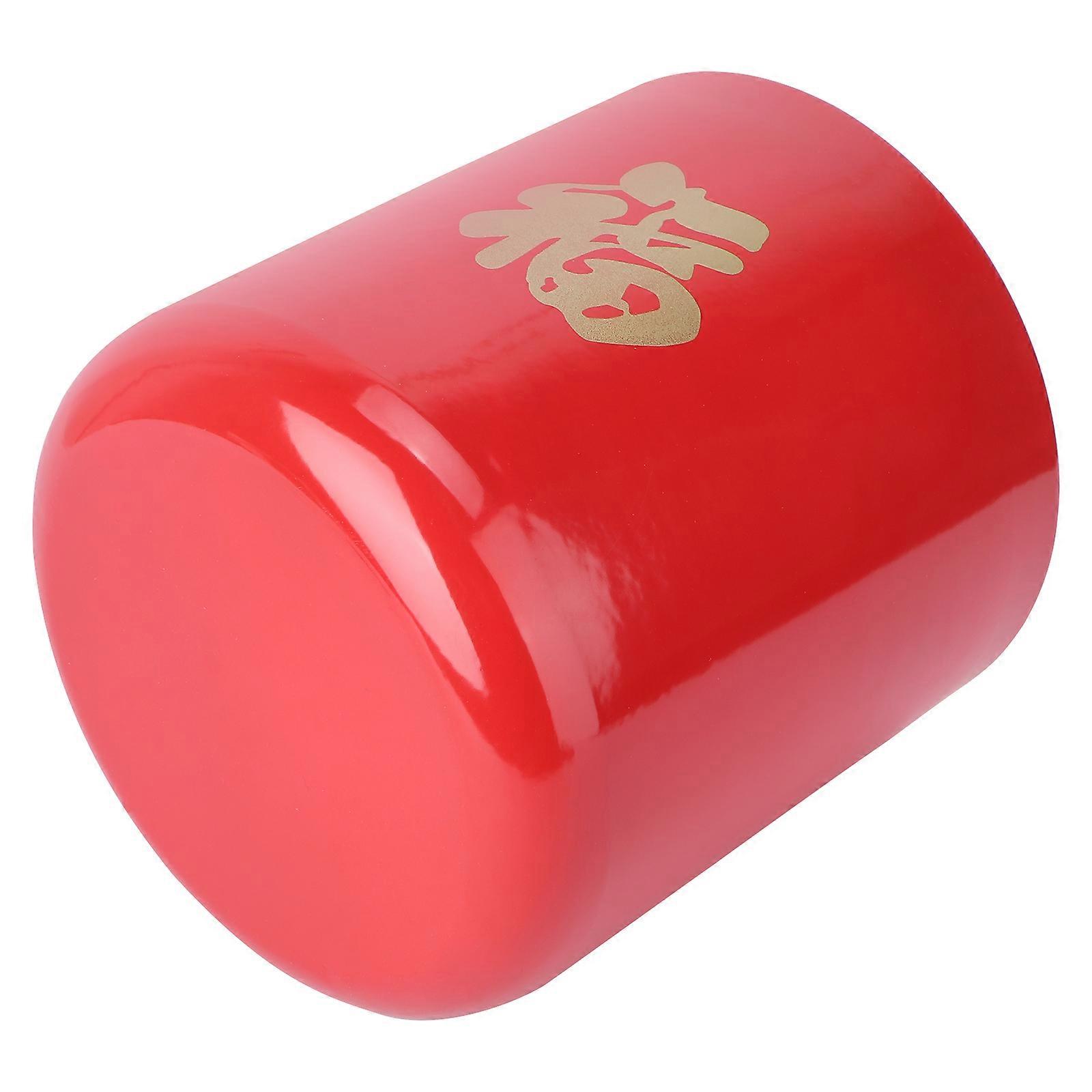 Flower Buckets Metal Iron Flower Bucket Flower Arrangement Container Square Red 17.2x17.2cm Home Decoration 1Set