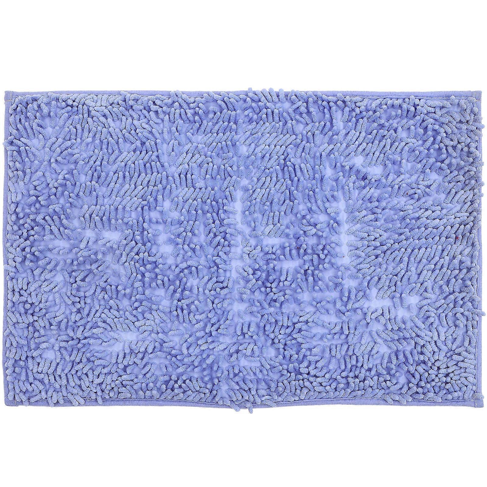 Non Slip Bath Rug Water Absorbent Bathroom Mat Compact Lightweight Floor Accessory for Home Entrances Kitchens Washrooms
