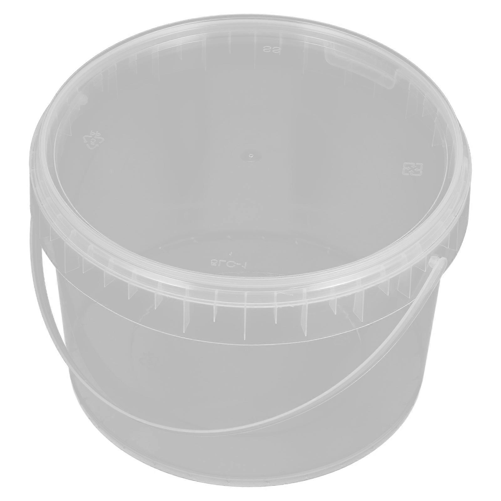 Here's a well structured product description and key features for the **Transparent Water Storage Bucket with Handle**, ideal for kitchen, cleaning,
