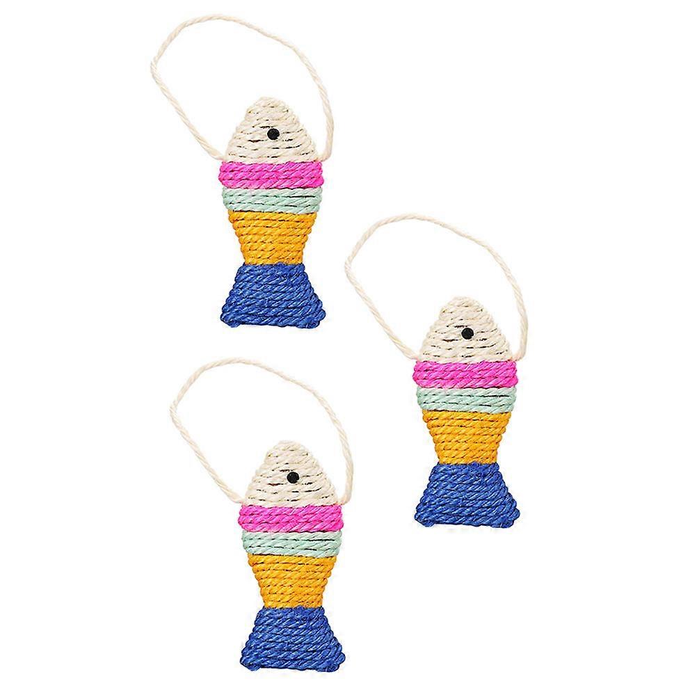 3PCS Sisal Hemp Cat Toy for Pet Use