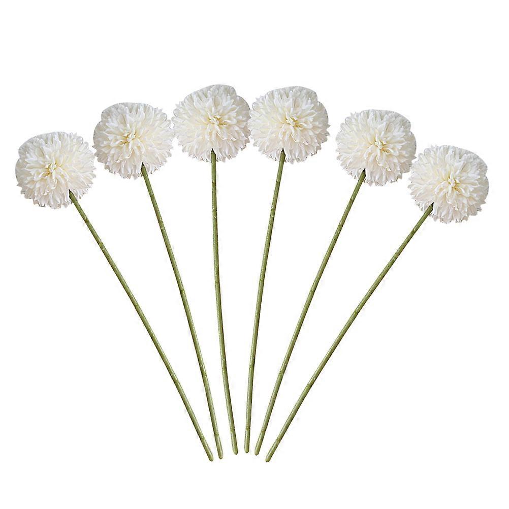 Here's a refined product description for your **White Artificial Hydrangea Flowers**:
**6PCS White Artificial Hydrangea Flowers with Plastic