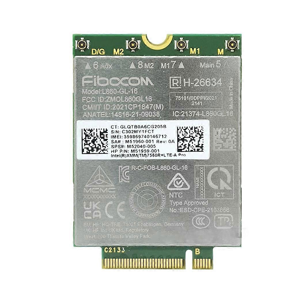L860-GL-16 LTE CAT16 Module for 4G Modem NGFF-m2 for Elitebook X360 830 840 850 x2G4