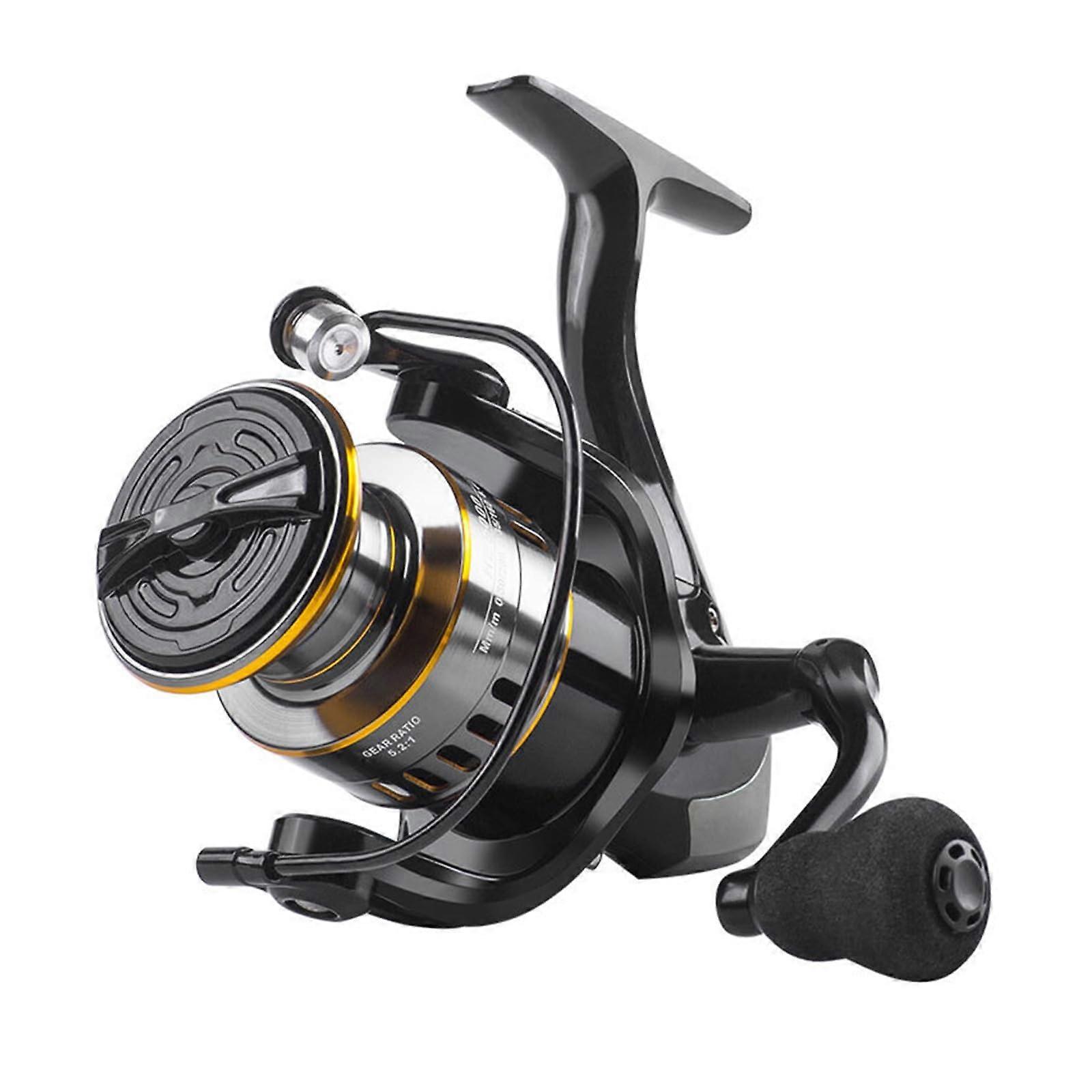 Lagerfischerei HE10007000 Fishing Reel for Freshwater Handles Interchangeable 5.2:1 Gear Ratio Ref: 8091