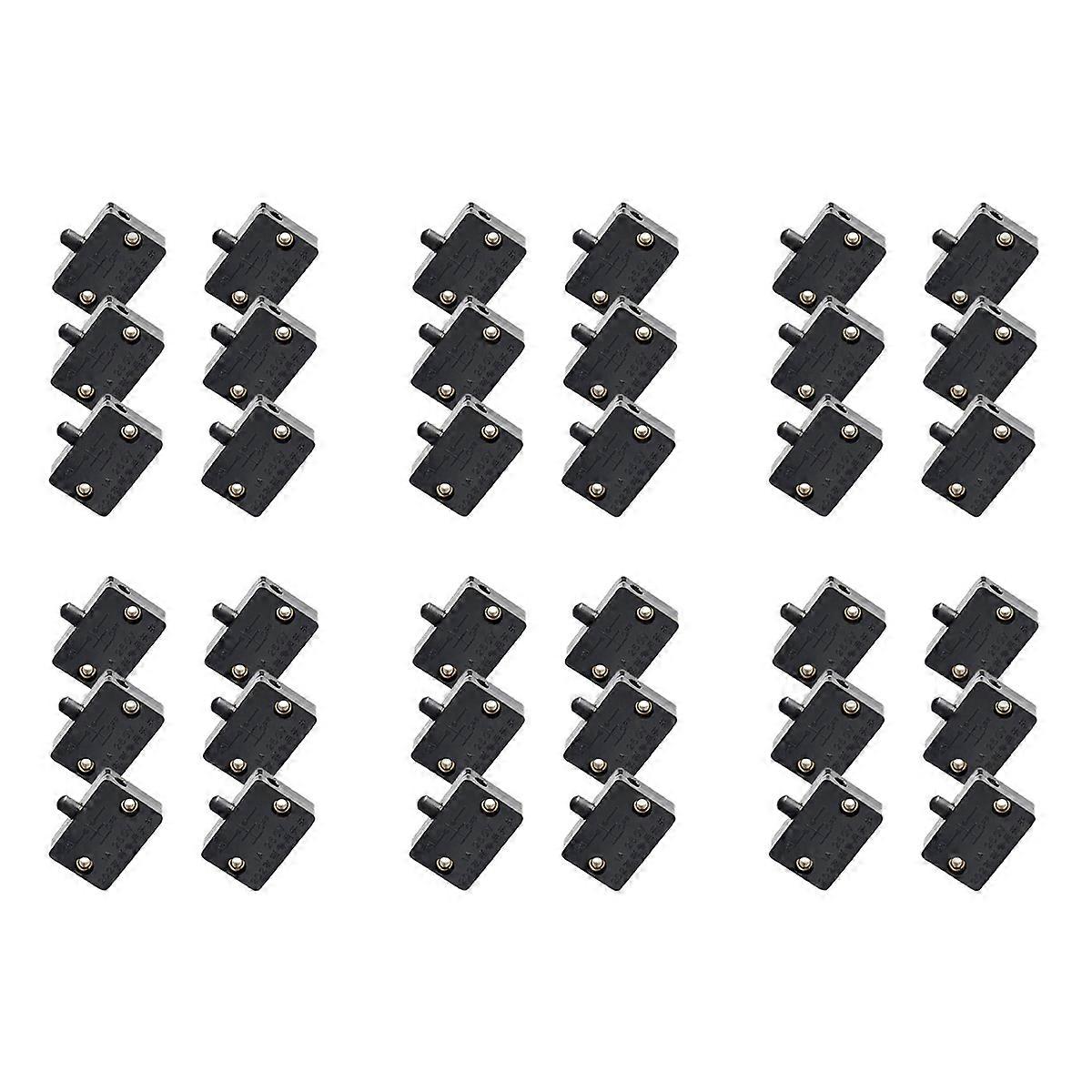 6Pcs Door Led Switch for Closet Light,Electrical Lamp Switches,Black