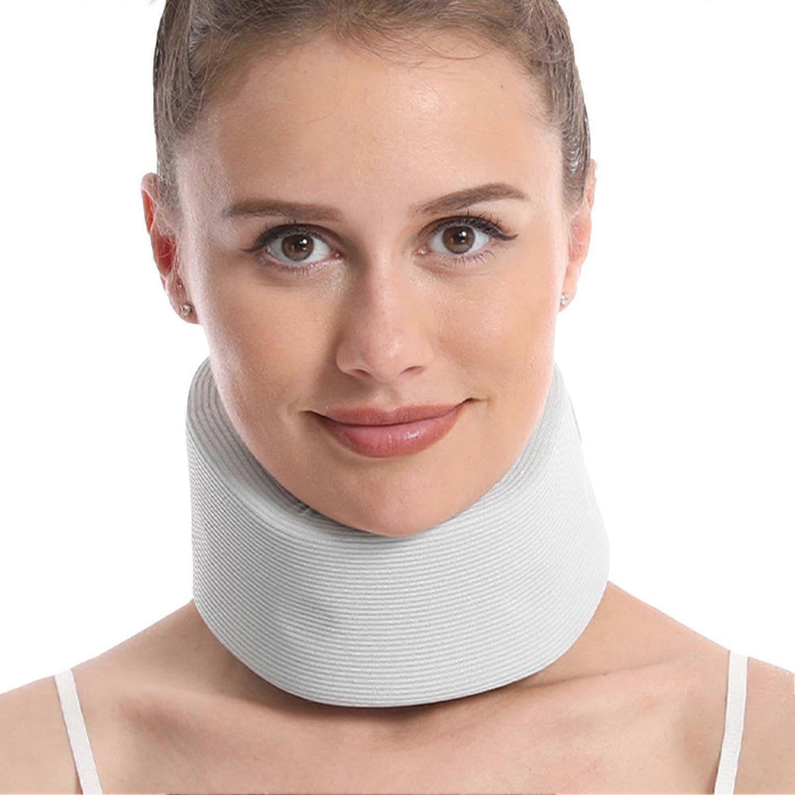 Neck Support Collar, Soft and Breathable Contoured Neck Brace for Men and Women - Posture Alignment and Stabilization