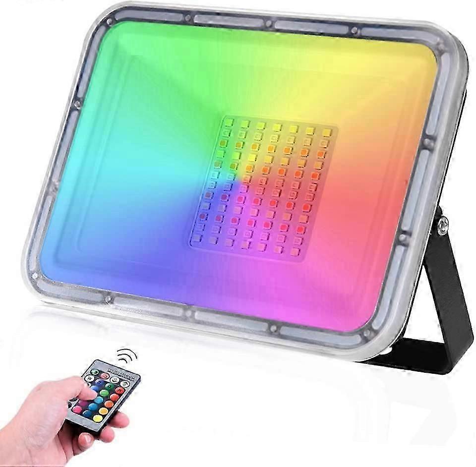50W IP67 RGB Flood Light with Remote Control