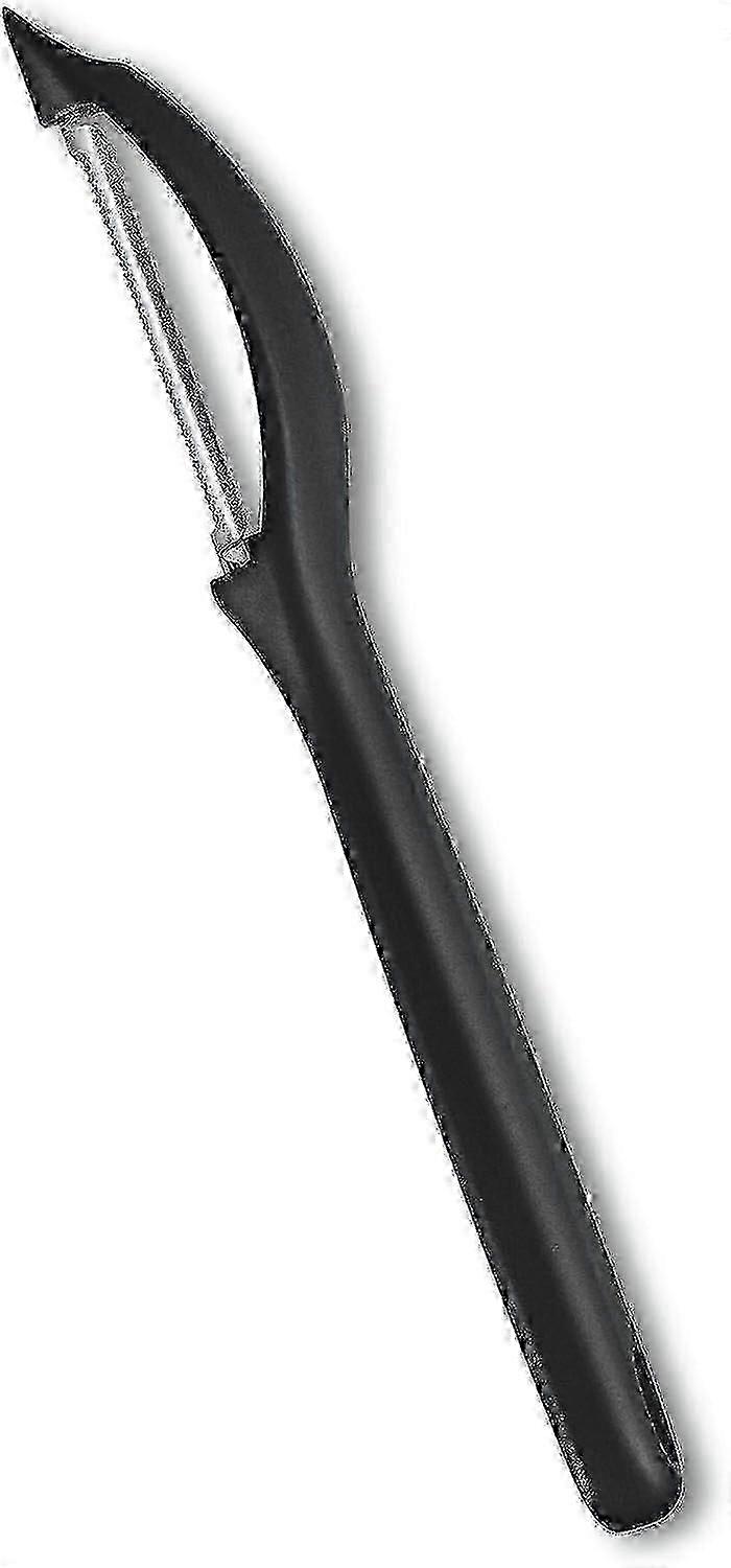 Universal Peeler, For Fruits And Vegetables, Extra Sharp, Toothed Edge, Double Edge, Ergonomic Handle, Black