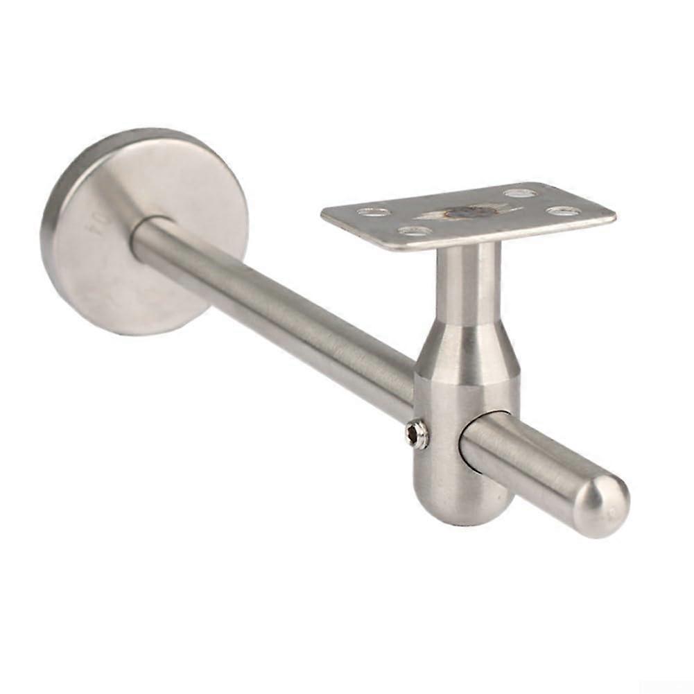 Stable handrail wall bracket for secure stair railing, suitable for both private and commercial environments (flat).