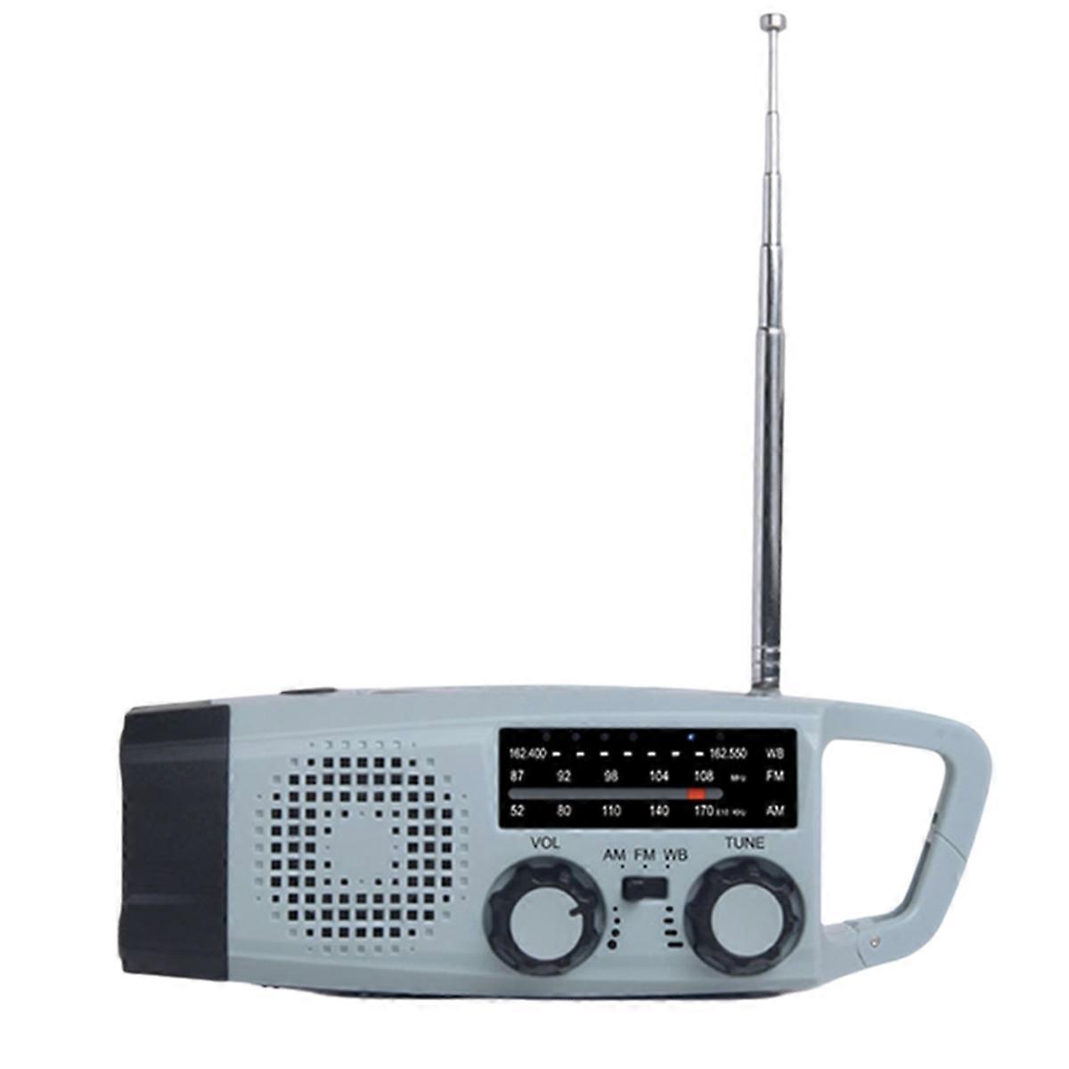 Multi-Function Solar Emergency Radio with AM/FM/ Bands