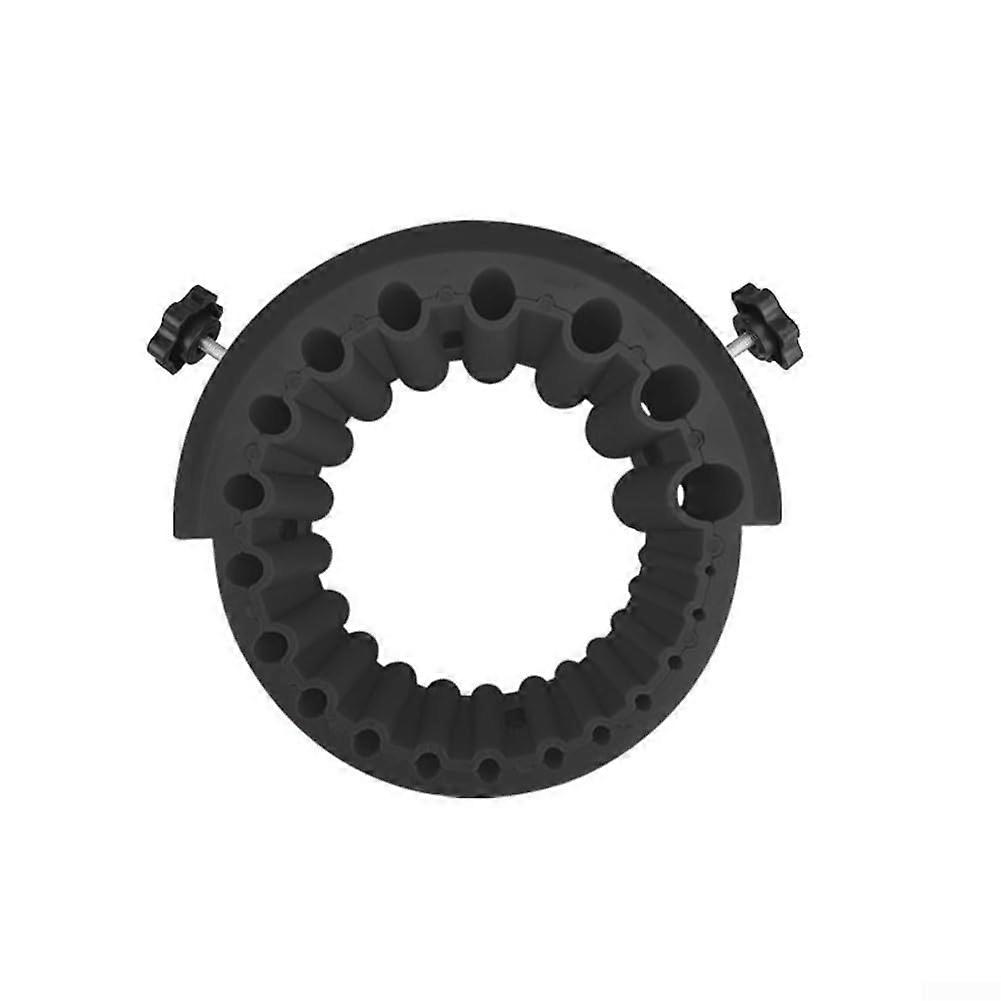 2–13 mm drill sharpener, compatible with 125 angle grinders for grinding, polishing, multifunctional accessory (black)