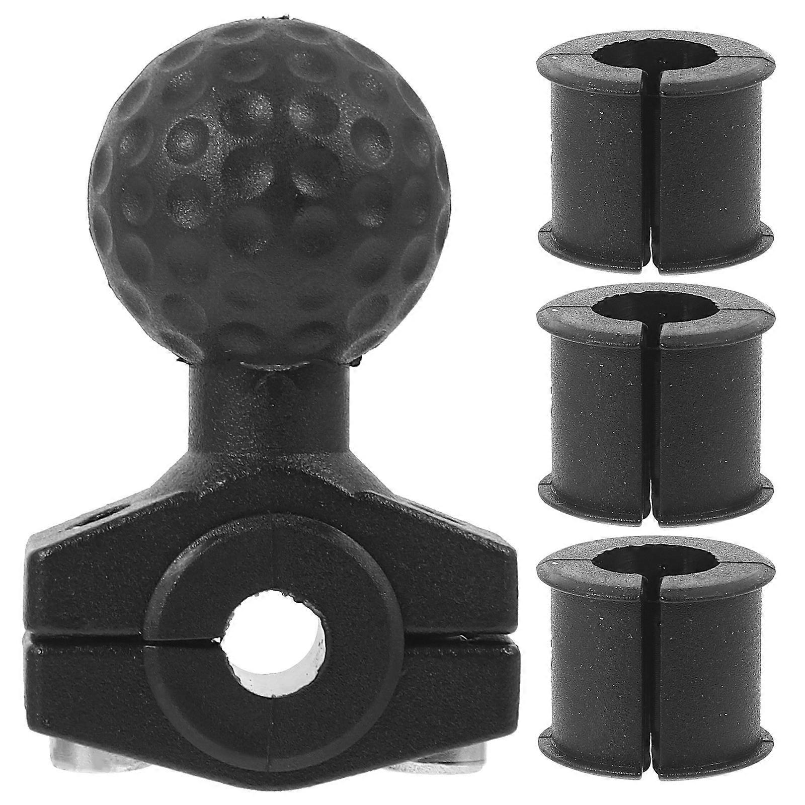 Motorcycle Rear View Mirror Mount Adjustable 360-Degree Rotation TPU Material 1Set