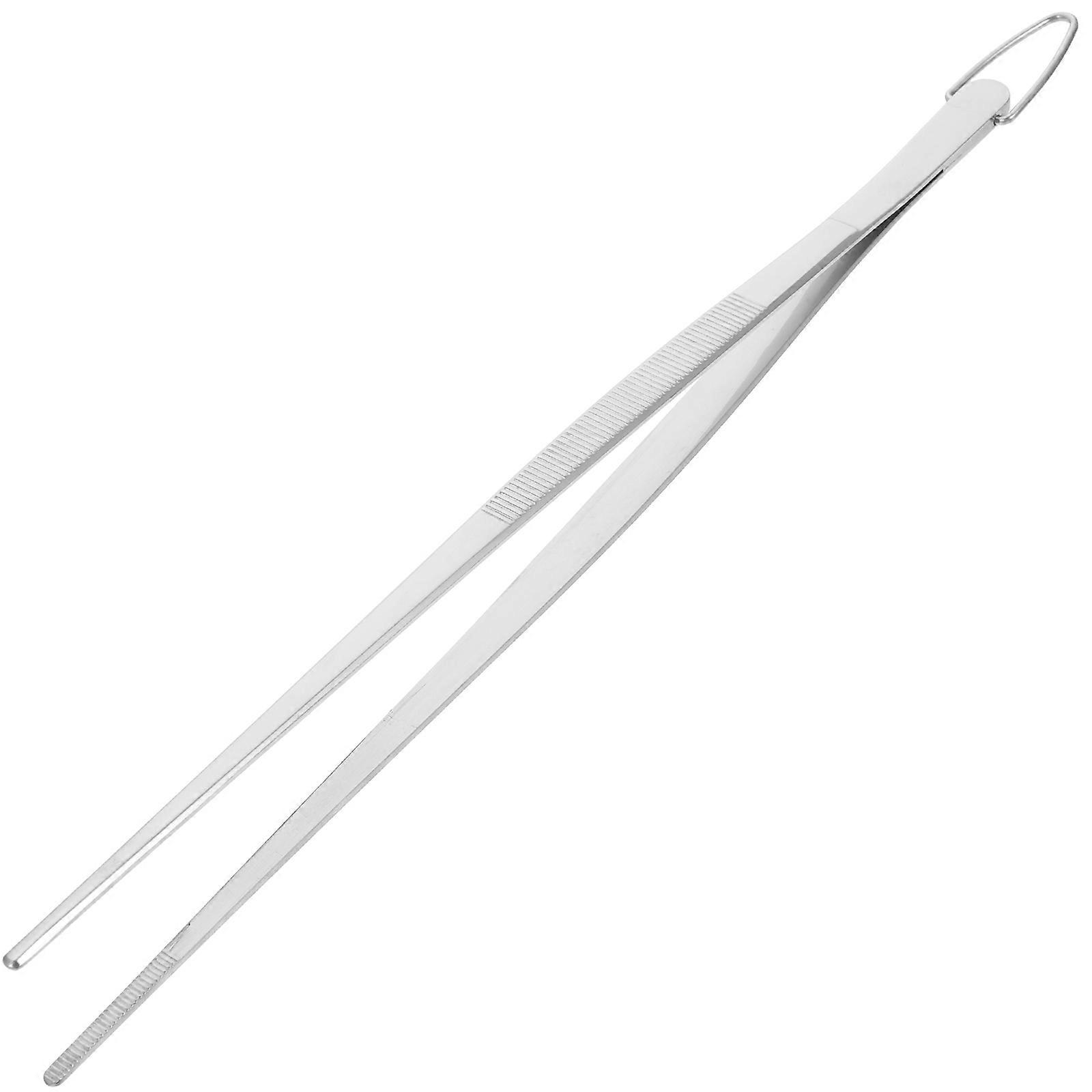 Stainless Steel Food Tongs, Matte Finish, Ergonomic Grip, Multi Purpose for Kitchen, BBQ, Roasting, Serving and Plating
