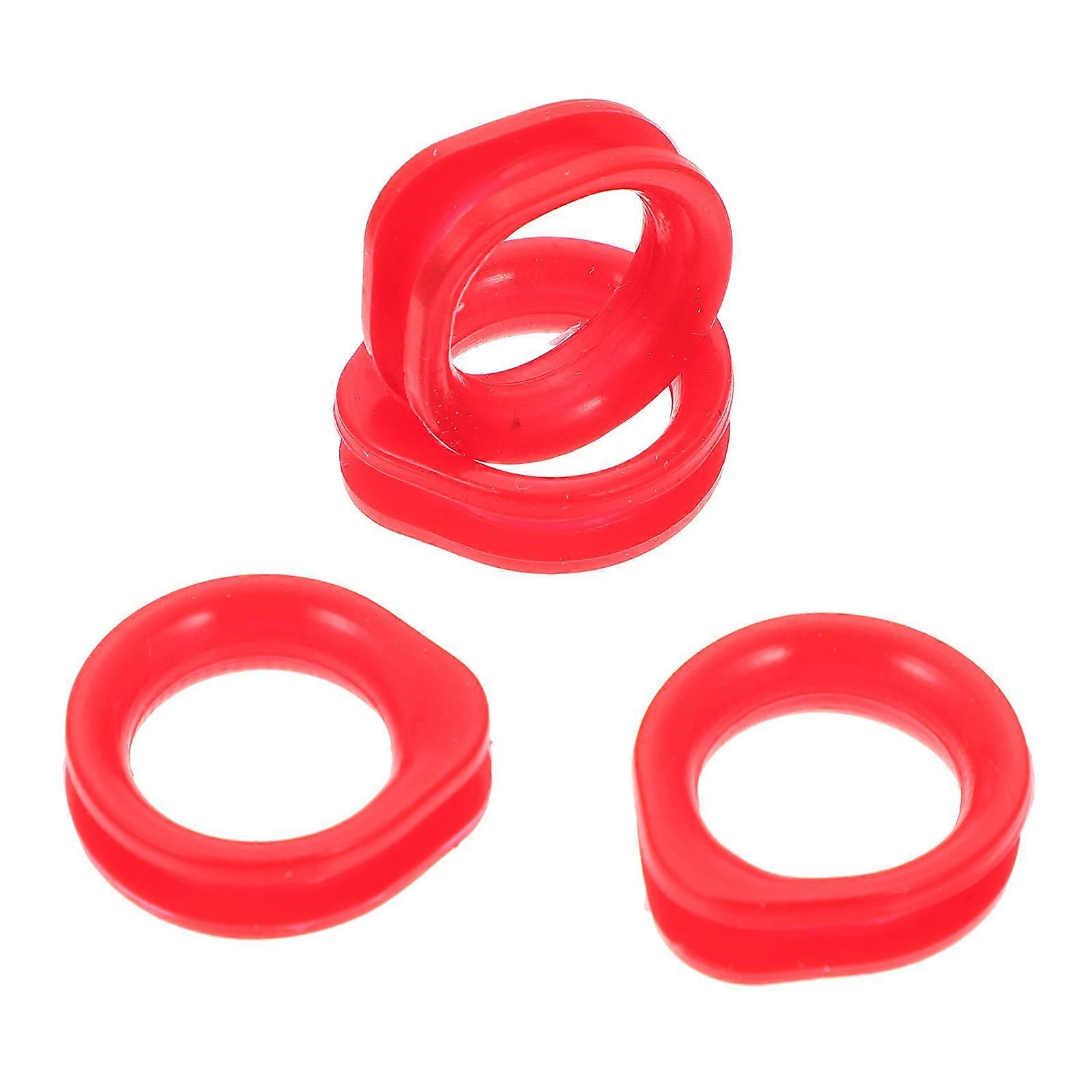 4pcs Silicone Finger Rings for Scissors Accessories Shearing Protection Covers