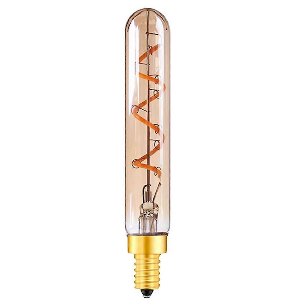 Warm Light Tubular Bulb Eye Protection Hotel Use Glass Material 4.7×0.8×0.8in 1Pack