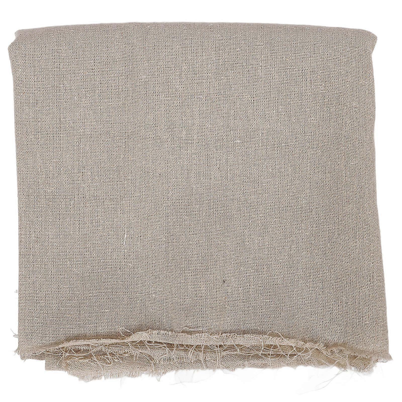 Linen Clay Texture Cloth for Pottery – Reusable Natural Absorbent Fabric for DIY Ceramic Sculpting and Handbuilding Crafts