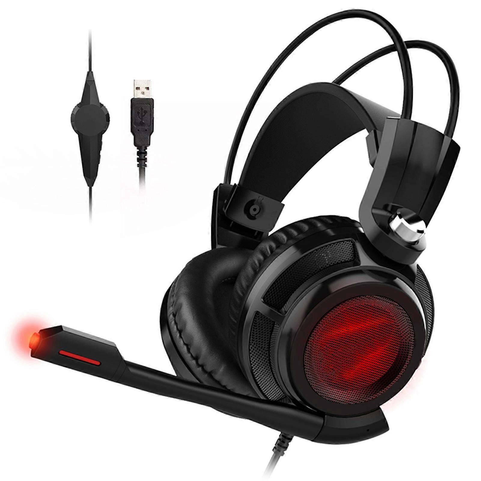 Somic Gaming Headset Multichannel Headphone Multifunction Wire Earpieces with Fluorescent Lighting