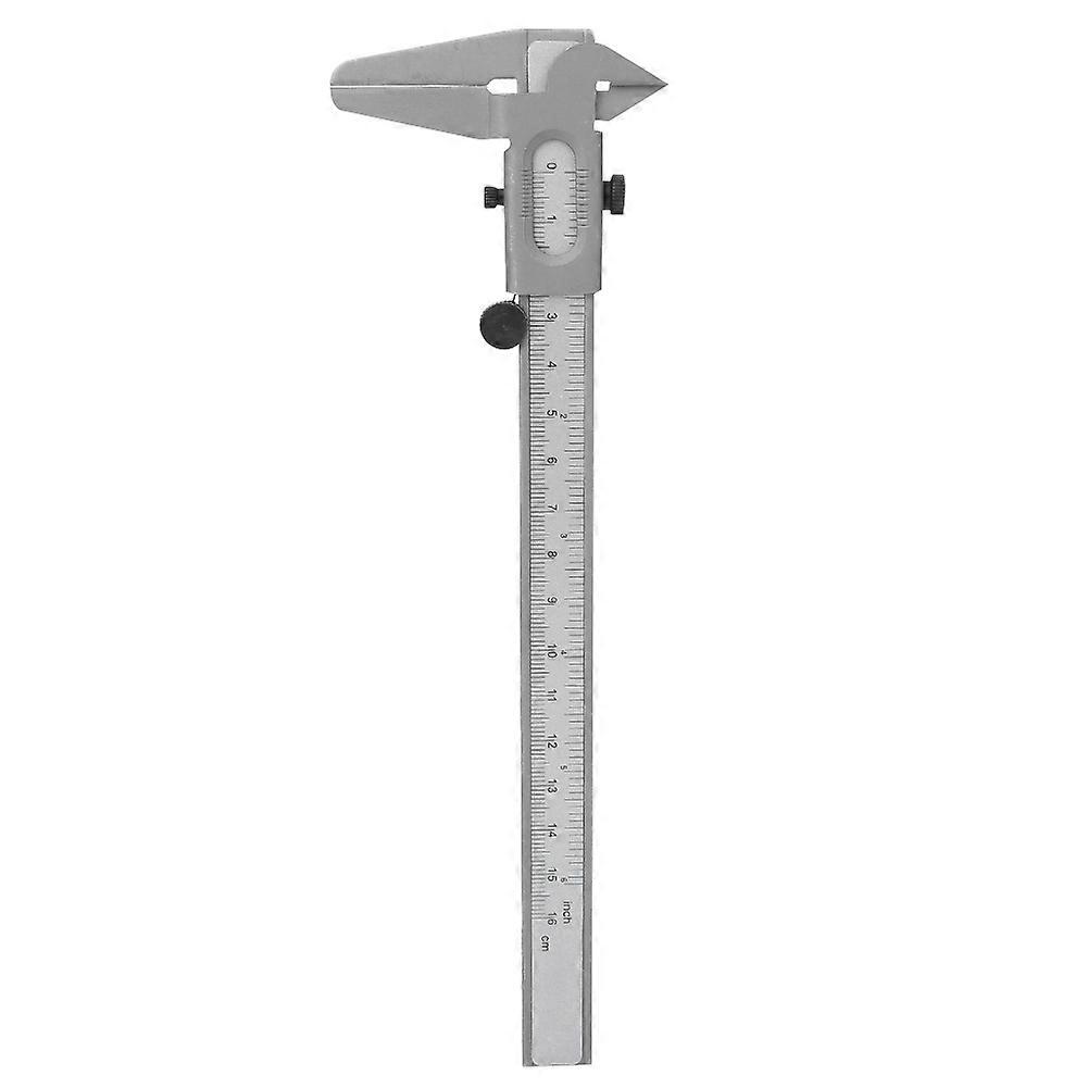 High Precision Metal Vernier Caliper Manual Measuring Caliper Tools Micrometer Ruler (6in)