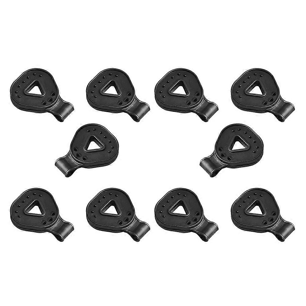 Sunshade Net Fixing Clip Plastic Tent Tarp Clips Outdoor Activities 5x4x1cm Securing Tents 10Pack