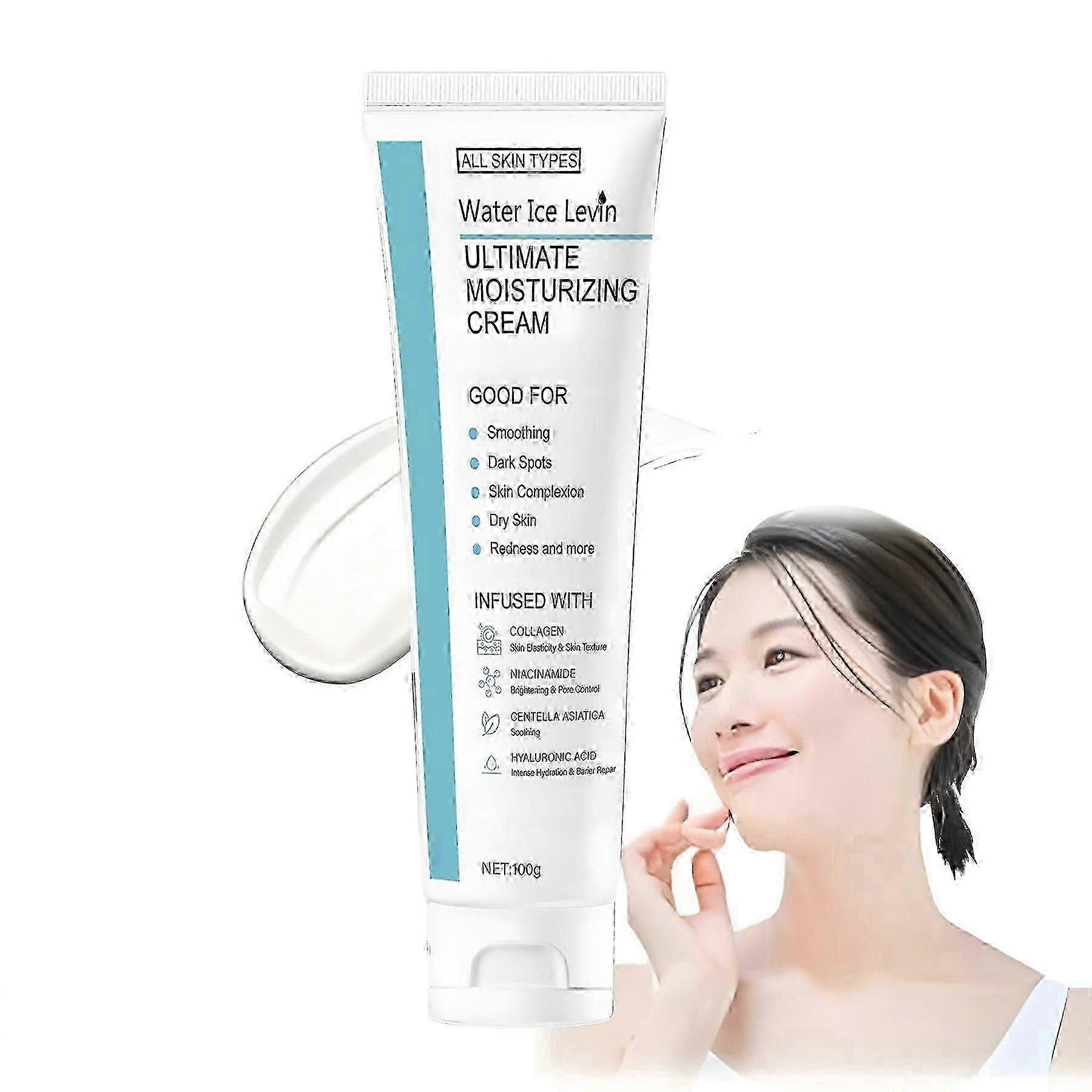 קרם לחות עם סנטלה אסיאטיקה, ניאצינאמיד, חומצה היאלורונית, קולגן, נגד קמטים, קמטים עדינים, כתמים כהים, עור יבש, אדמומיות, Barrier Pro