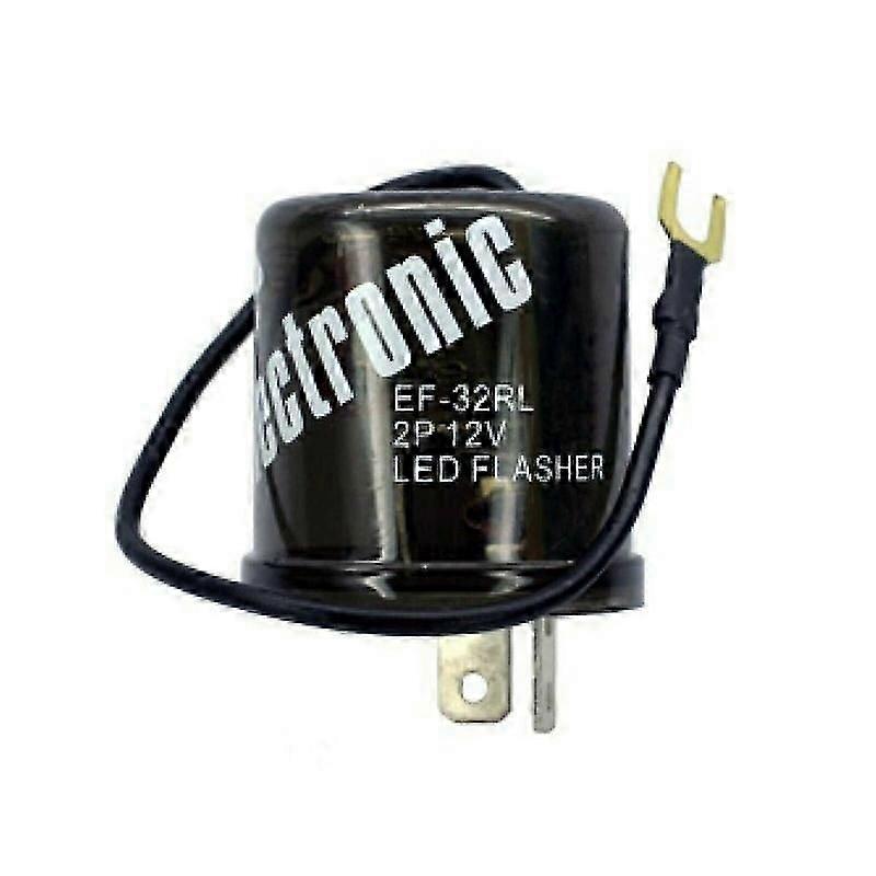 2 Pin Terminal Relay Electronic Switch Flasher 12V LED Turn Signal Light for 1998-2002