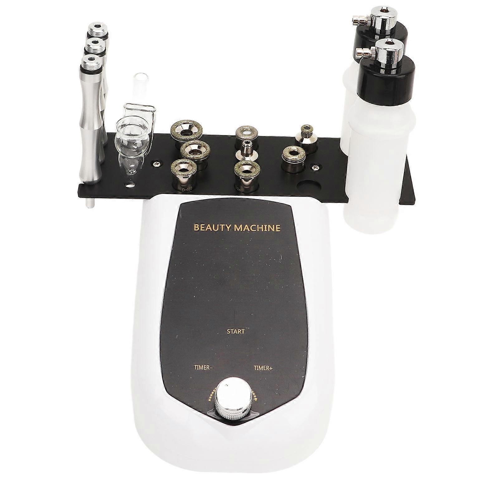 3 In 1 Diamond Microdermabrasion Device Suction Multi Function Plug in Face Care Dermabrasion Equipment 100‑240V EU Plug