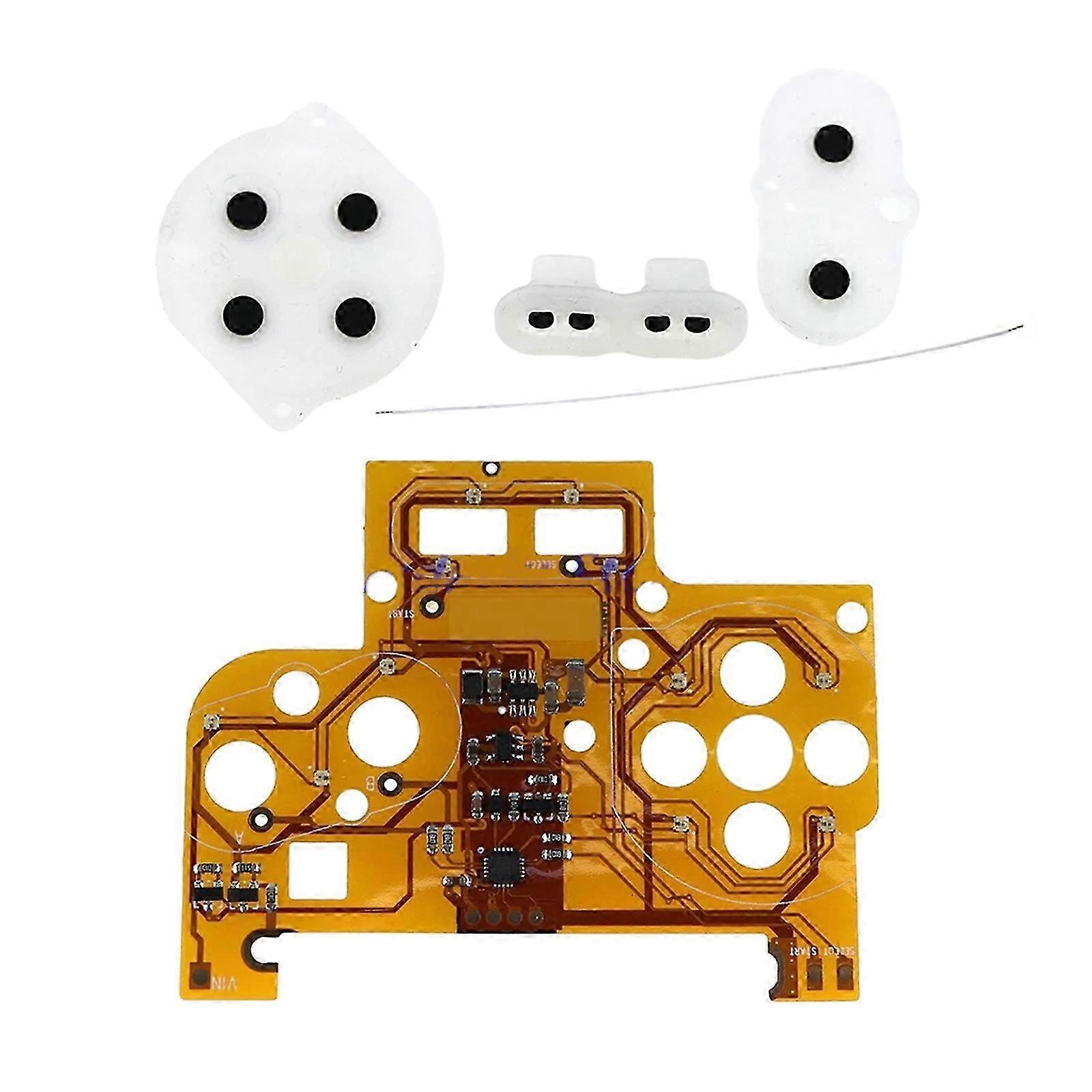 2025 1 Set Color Changing LED MOD Kit for Gameboy Color GBC Game Console Luminous Color Change Button Board Accessoeies