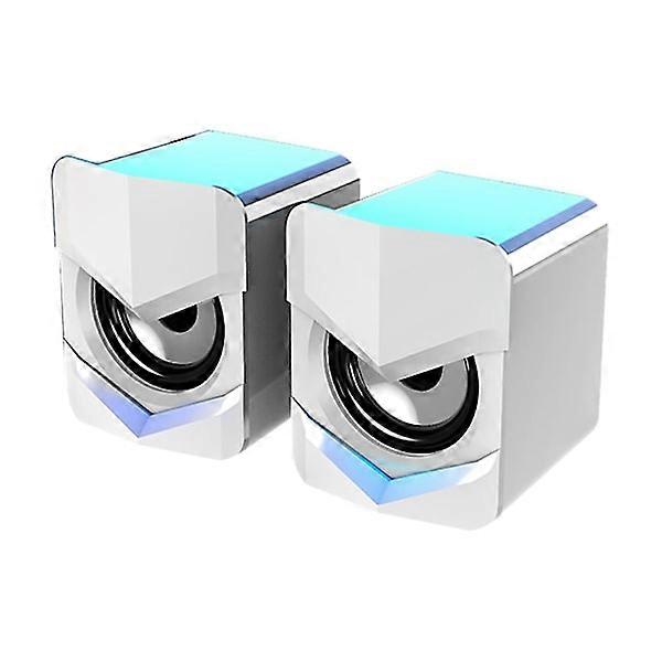 USB Multimedia Small Speaker（Free Size，White）