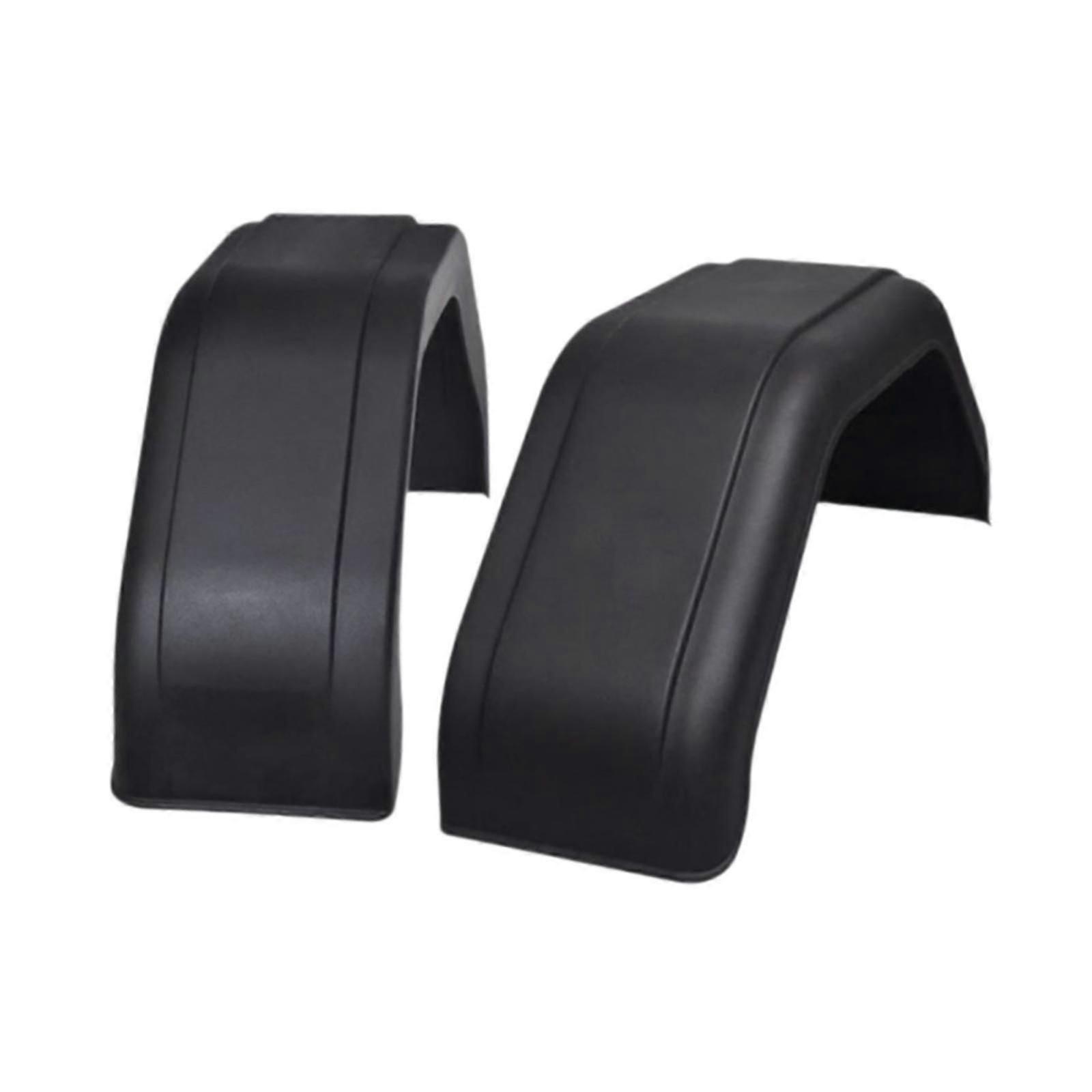 2 Stück Anhängerräder Kotflügel Kunststoff für Einachsanhänger Robust