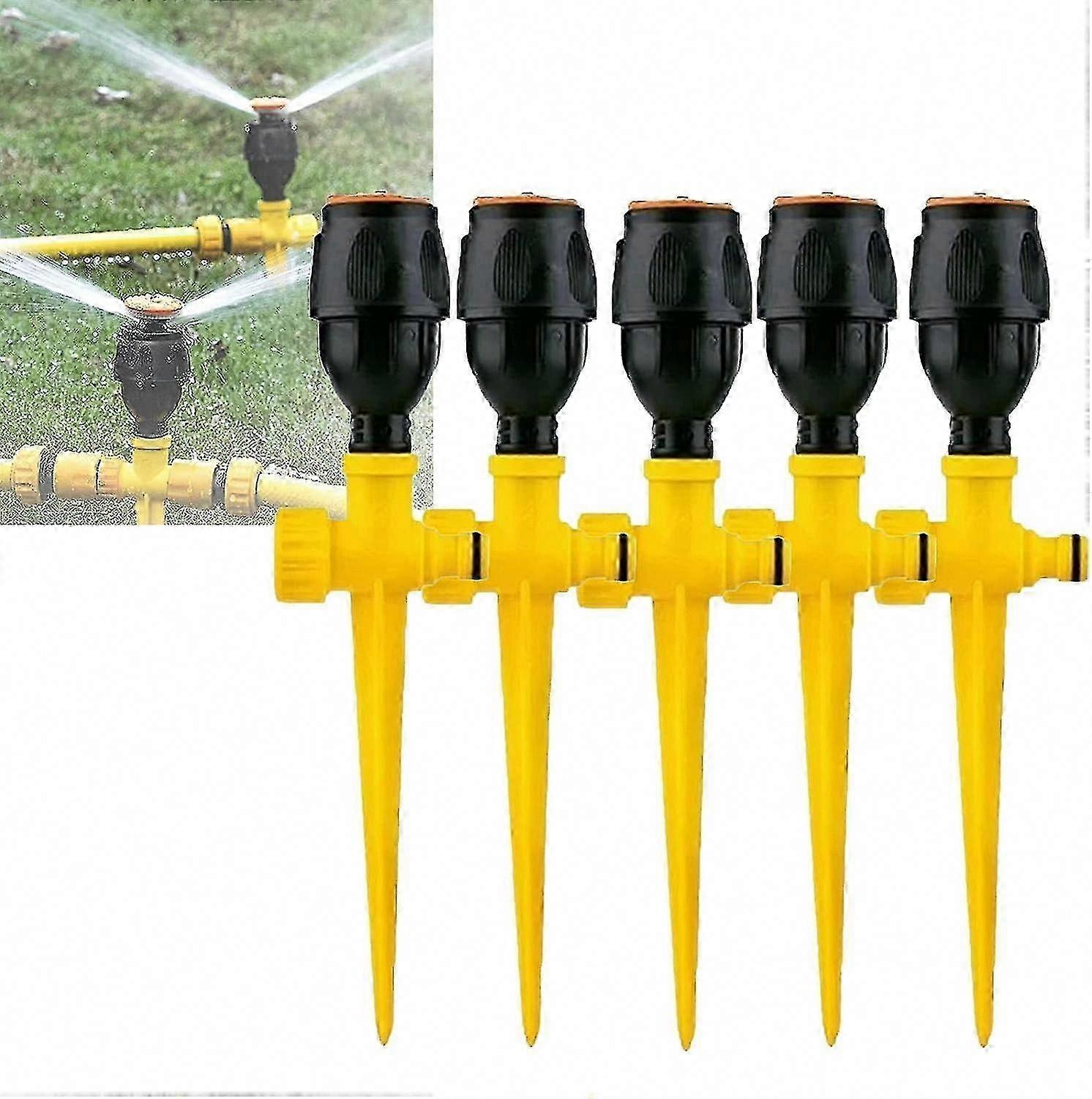 360° Rotating Garden Sprinkler - Adjustable Auto Irrigation System for Lawn & Patio