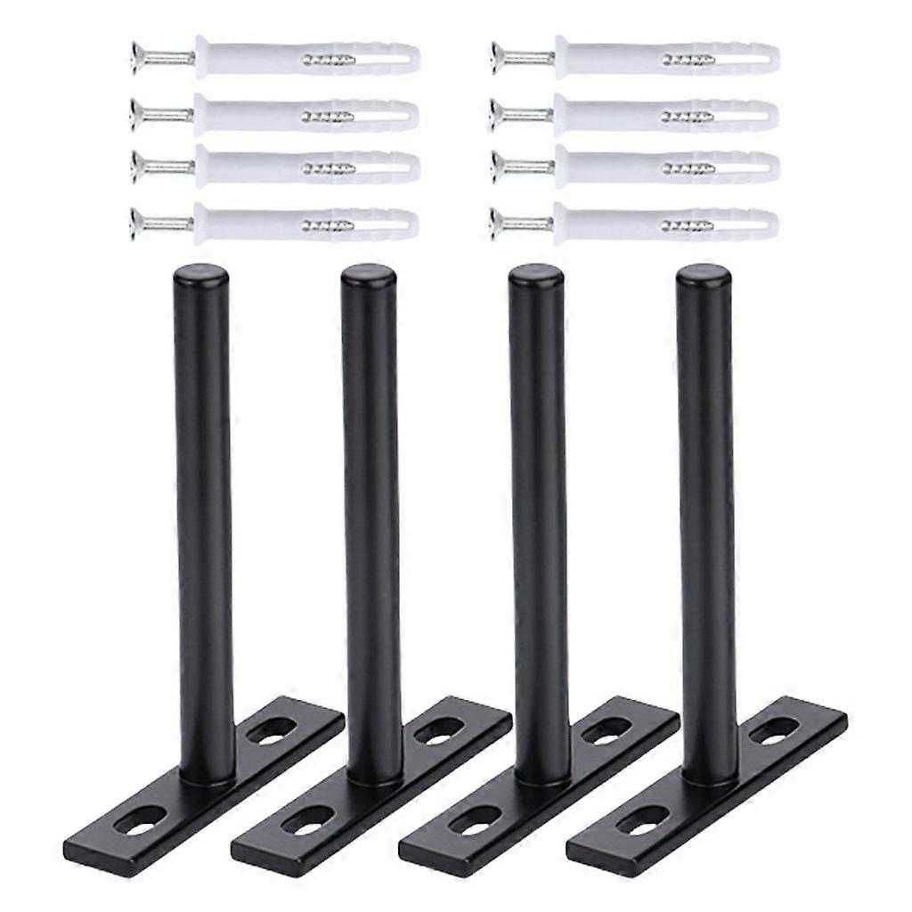 Invisible Wall Mount Shelf Brackets 4/6/8pcs for Stylish & Functional Storage