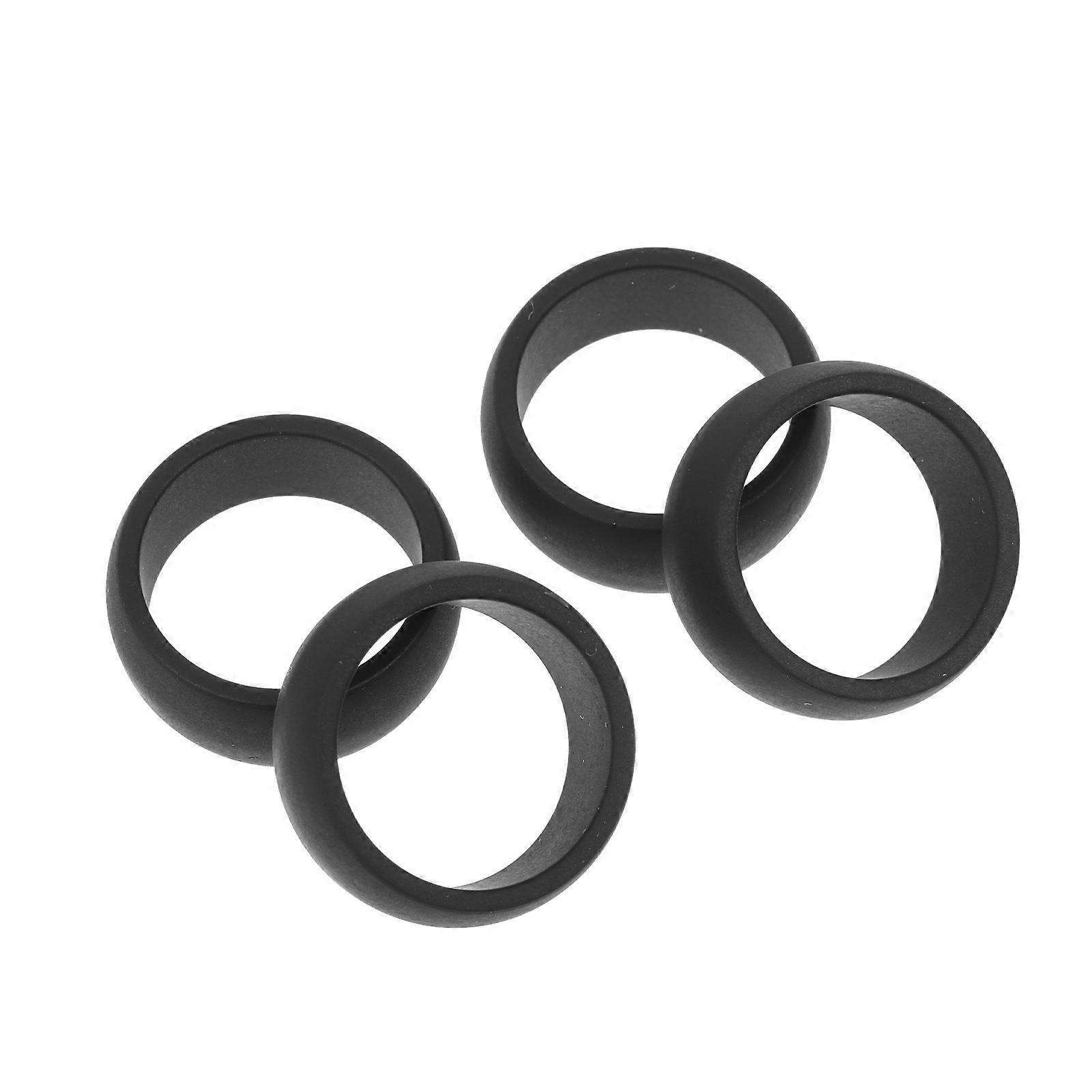 Silicone Ring For Men Protect Rings From Scratches During Outdoor Activities 4Pcs