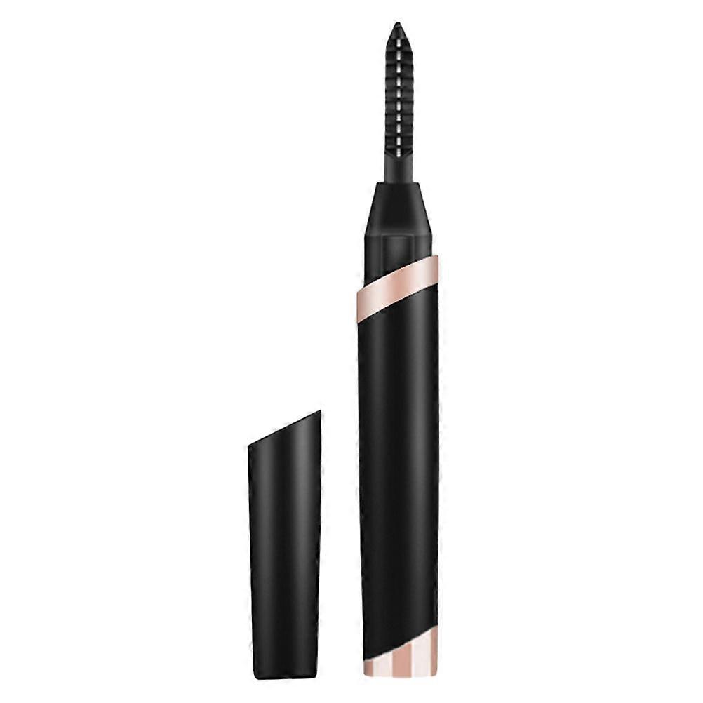 Usb Rechargeable Electric Eyelash Curler Temperature Control Eyelash Use .4x1.8cm Heat Insulating Groove 1Set