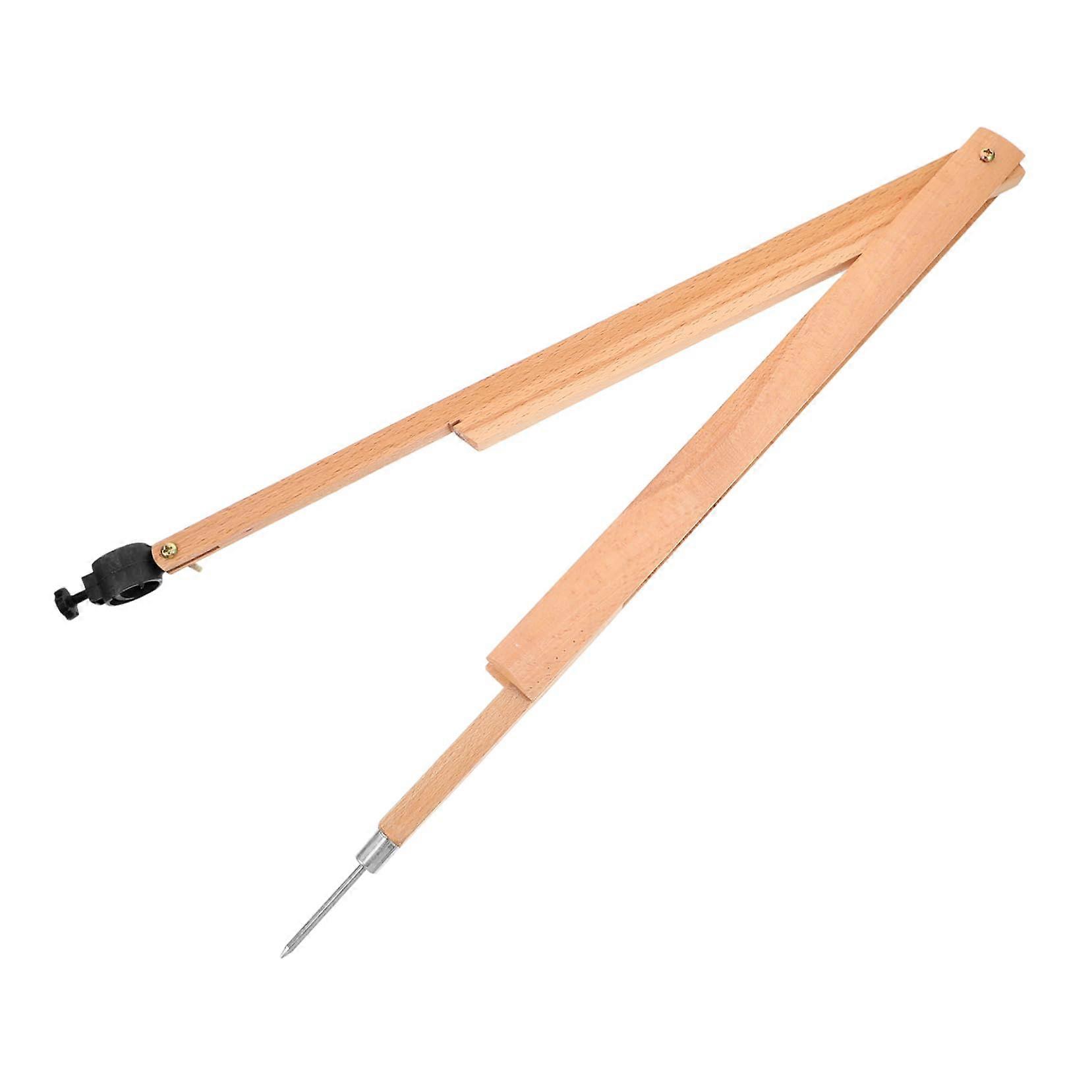 Multifunctional Drawing Compass for Mathematics and Geometry, Whiteboard and Chalk Use, Student Tool, Beige Color