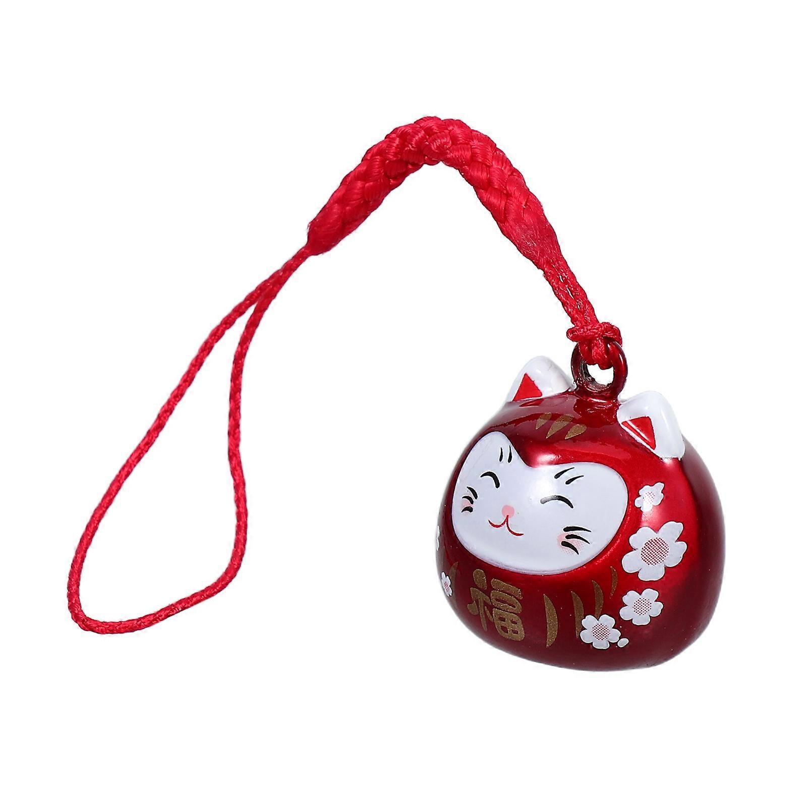 مهدئ الصوت القط شكل سلسلة المفاتيح النساء السفر على النمط الياباني 1 مجموعة