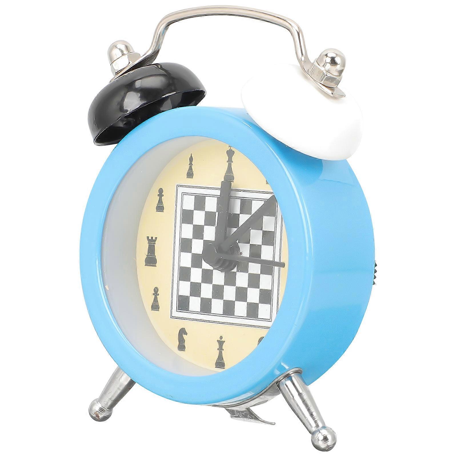 Game Clock Mini Alarm Clock Chess Games Square Shape Modern Style Plastic Alarm 1Pack