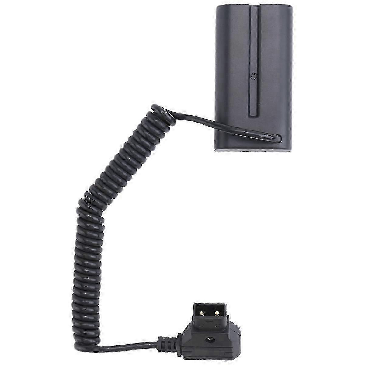 Coiled D-Tap to L-Series F550 Battery Dummy Cable for / Shinobi Small Hd/ Camera Monitor Edition 0718 Edition0722