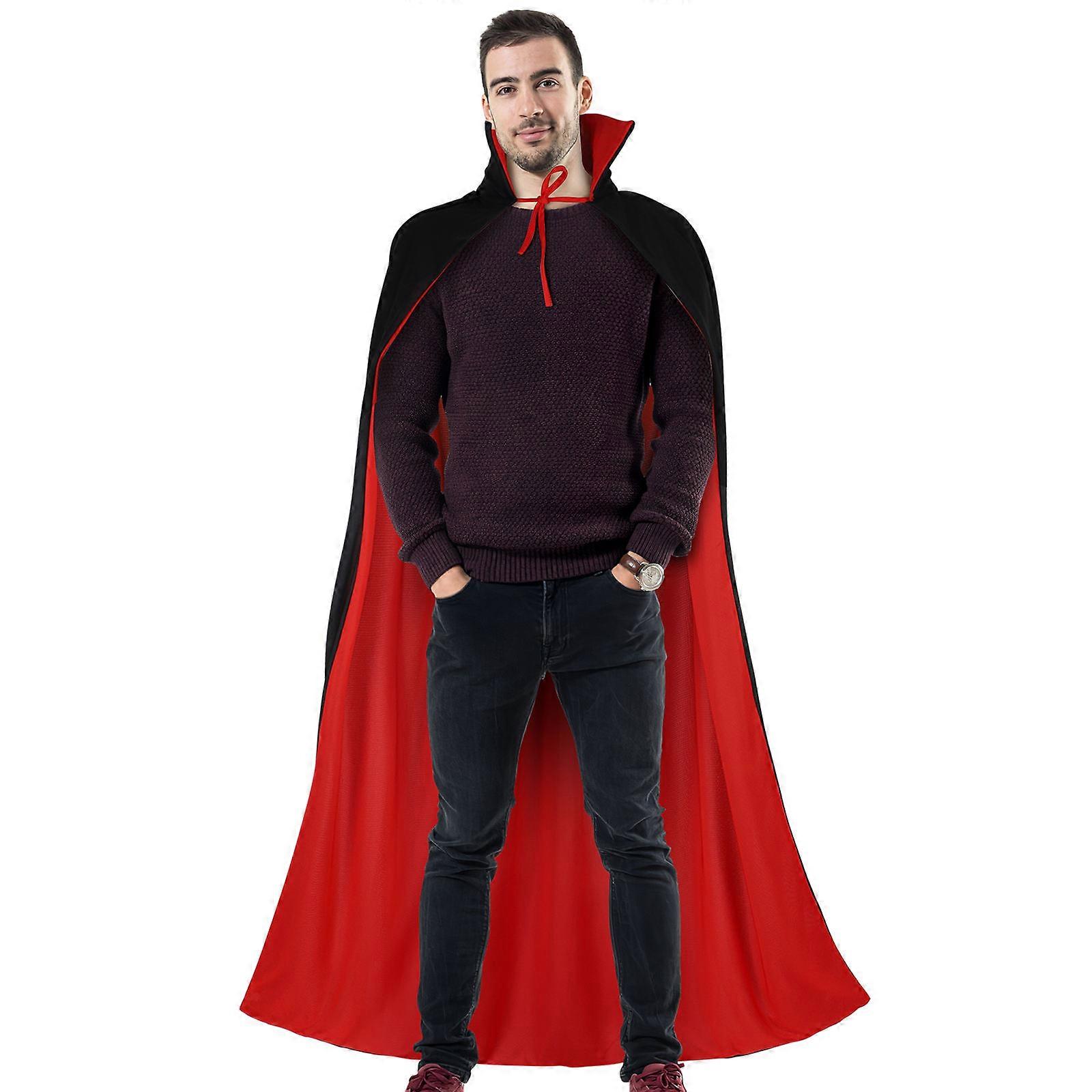 Halloween Cape Accessory Performance Prop Adults Black Polyester 55.02X15.72X55.02in 1Pack