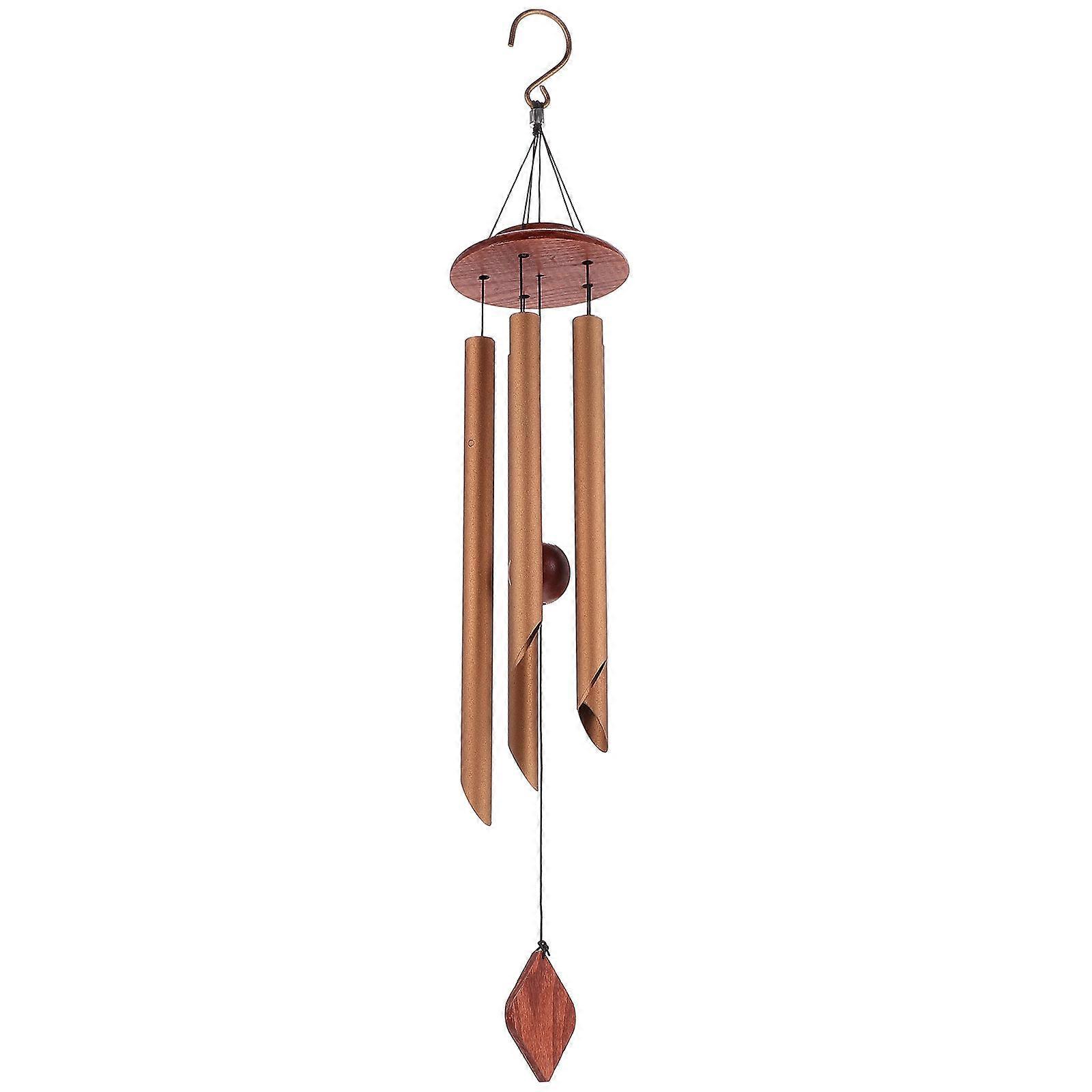 Vintage Wind Chime Home Decor Ornament Golden 66x11cm Decorative 1Pack