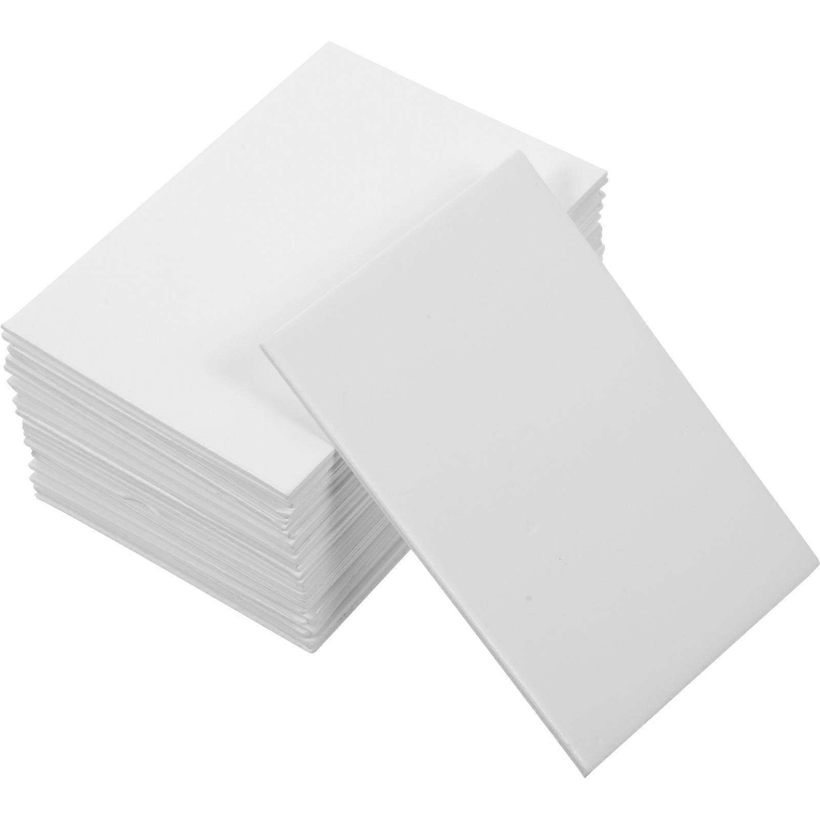 Hard Card Stock Blank Cards For Game Card Protection And Storage 30Pcs Thick White Material