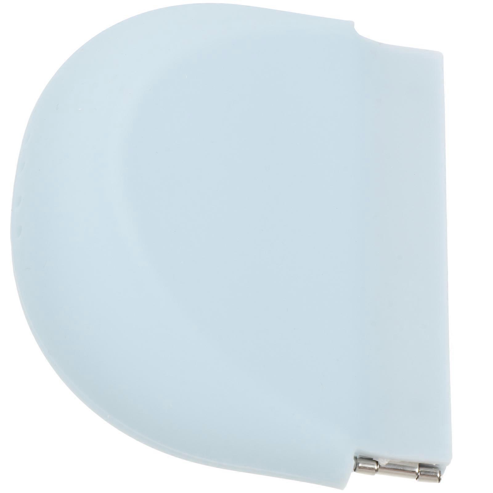 False Teeth Box Breathable Design Portable Carry Elderly Sky- 1Set