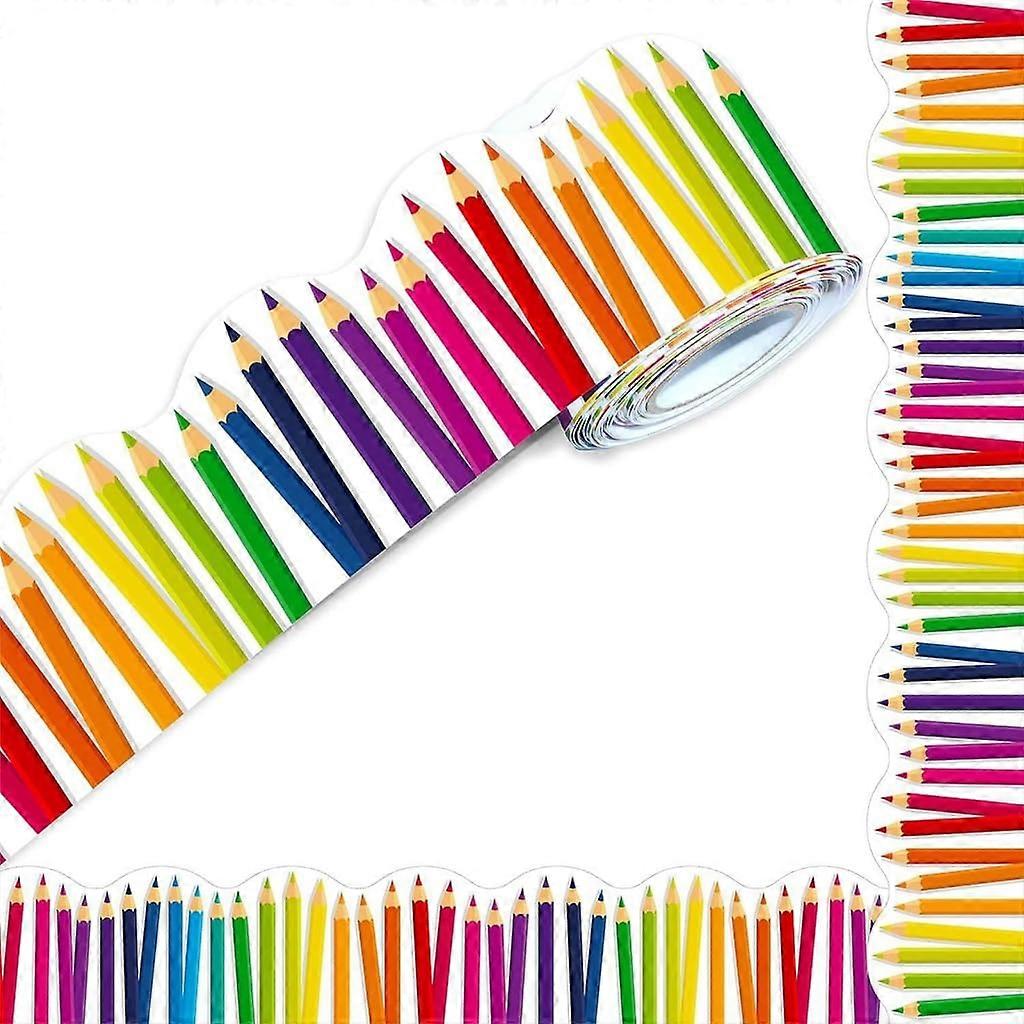 Colorful border, bulletin board, classroom decor, selfadhesive bulletin board border, border, bulletin board border Ref: 2661